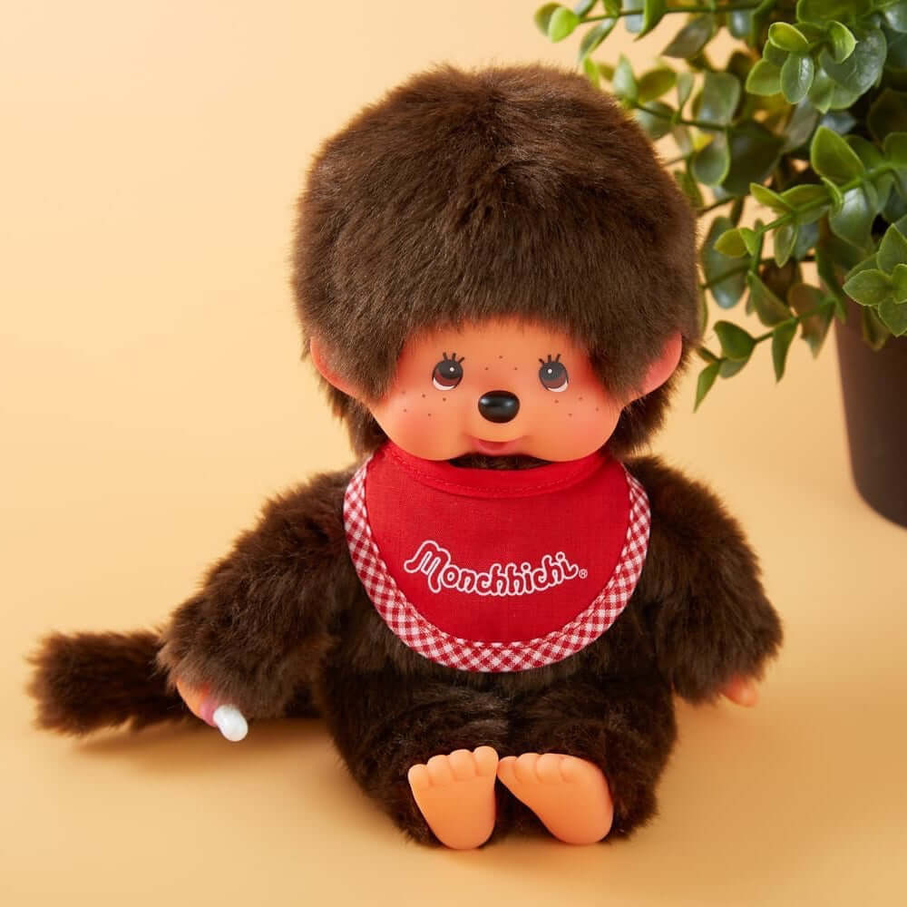 Monchhichi Classic Red Boy Soft Toy