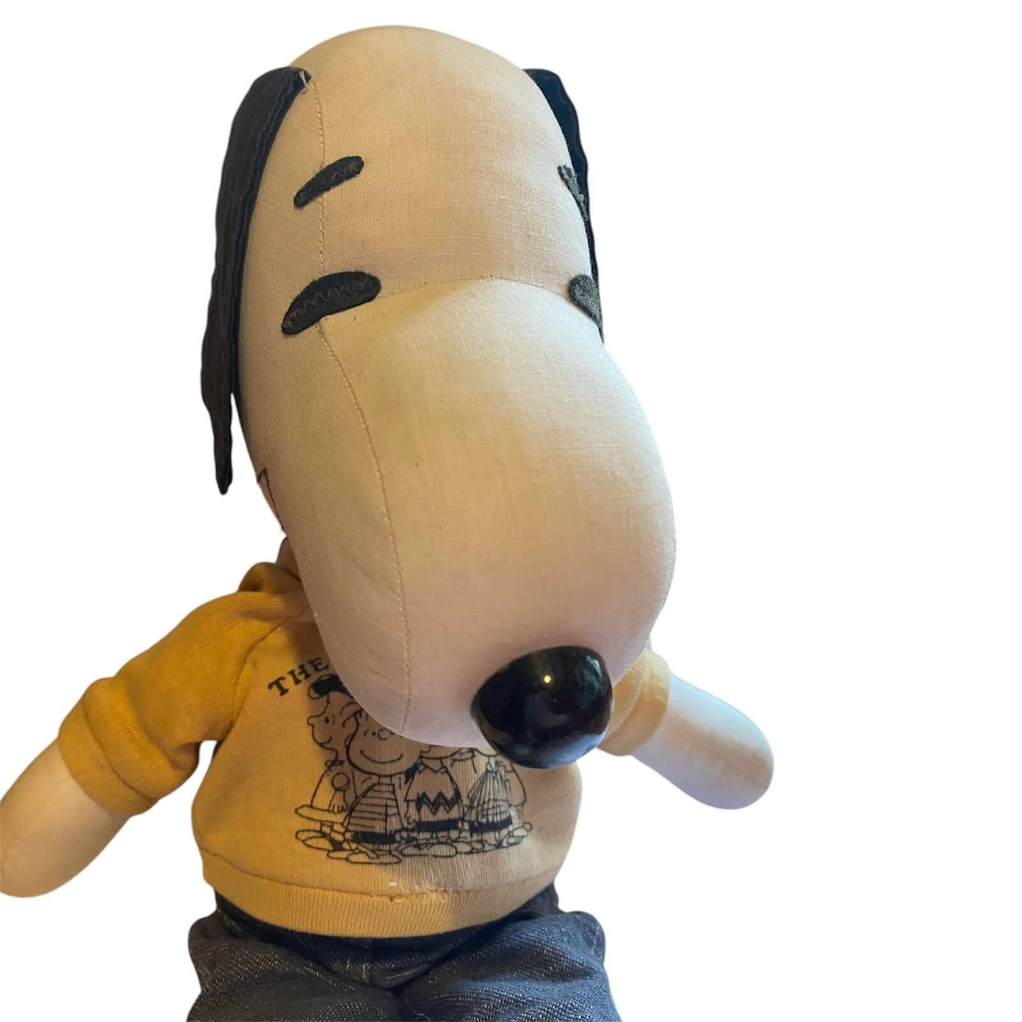 Vintage RARE Snoopy Sanforized 1960’s Cloth Rag Doll