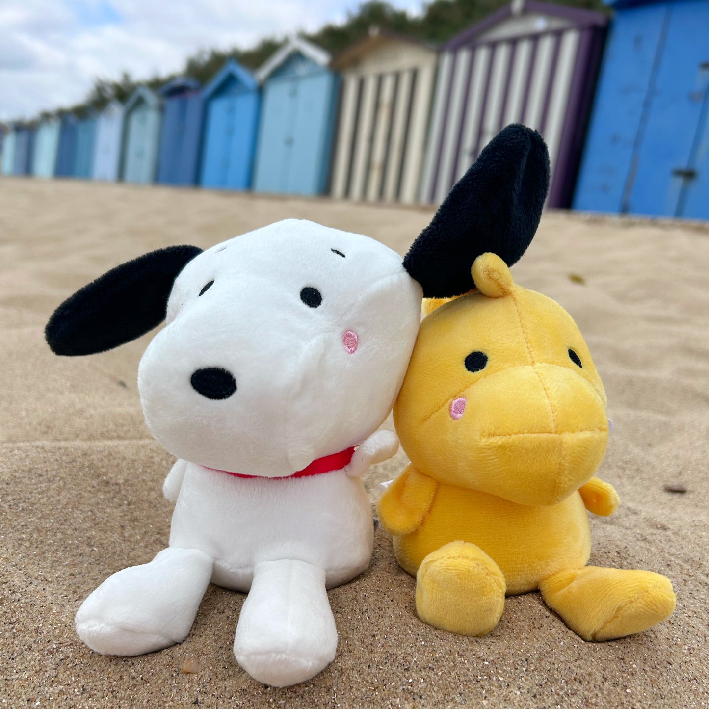 Peanuts Snoopy & Woodstock Better Together Magnetic Soft Plush Pair