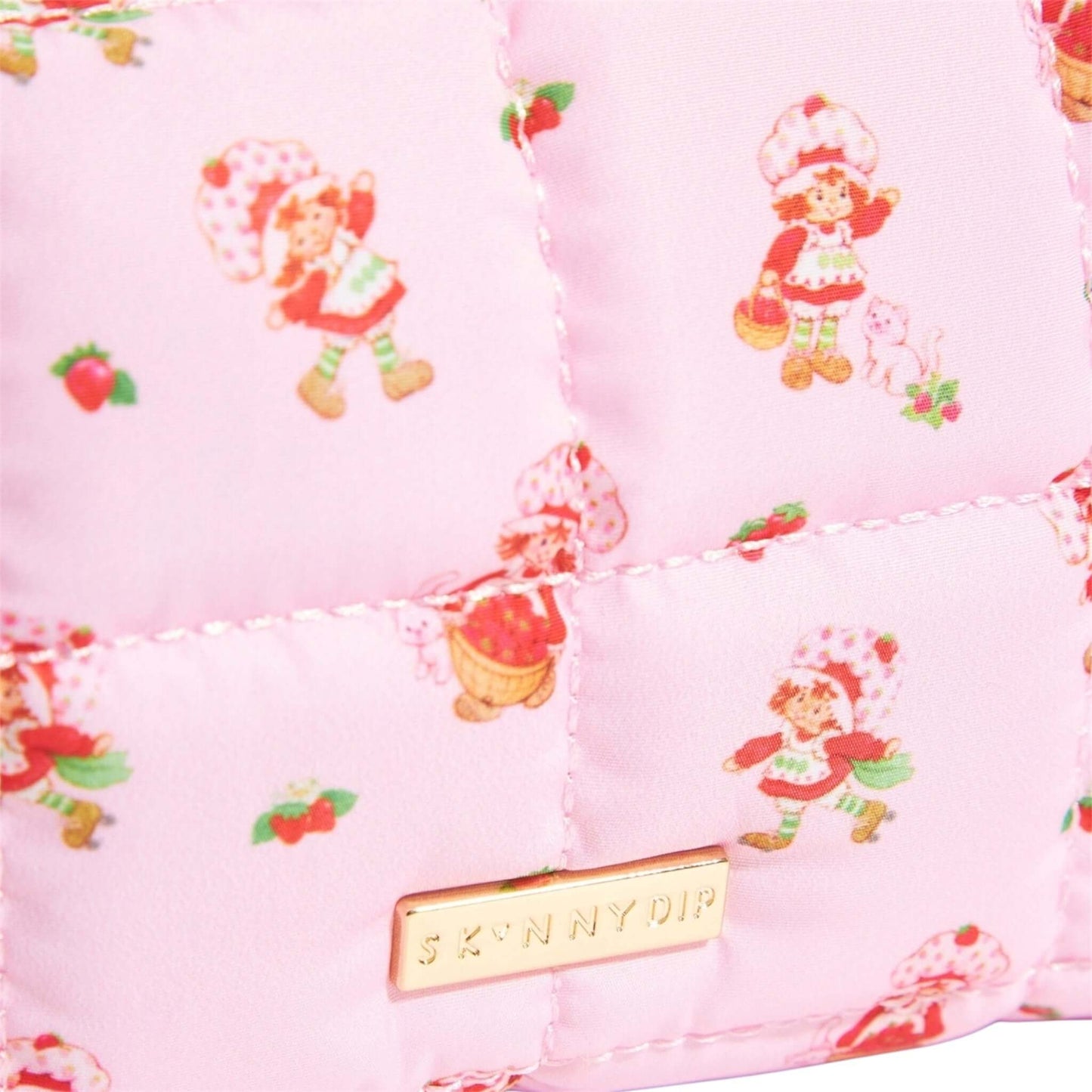 Strawberry Shortcake X Skinnydip Puffy Makeup Bag