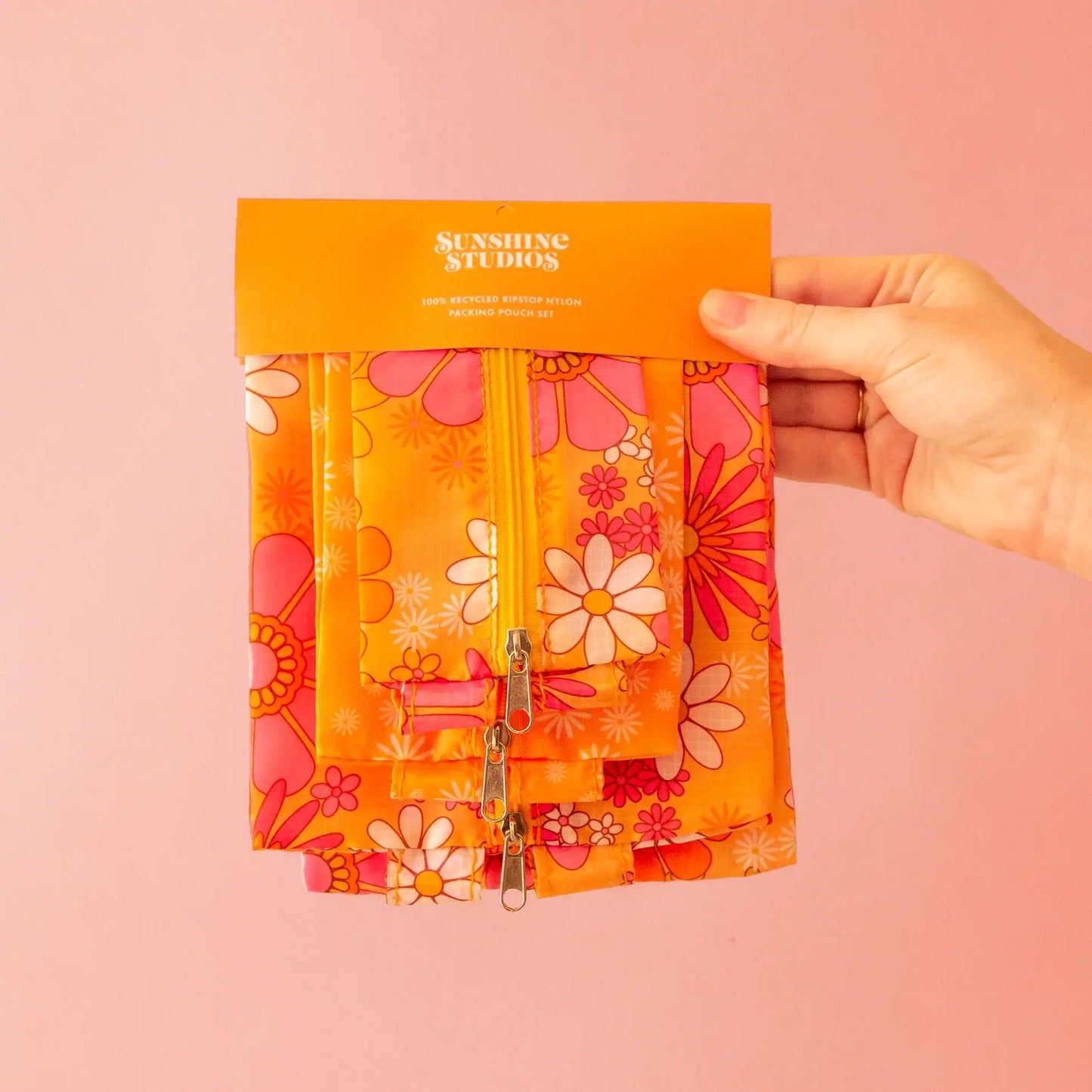 Packing Pouch Flower Power Trio- Meadow