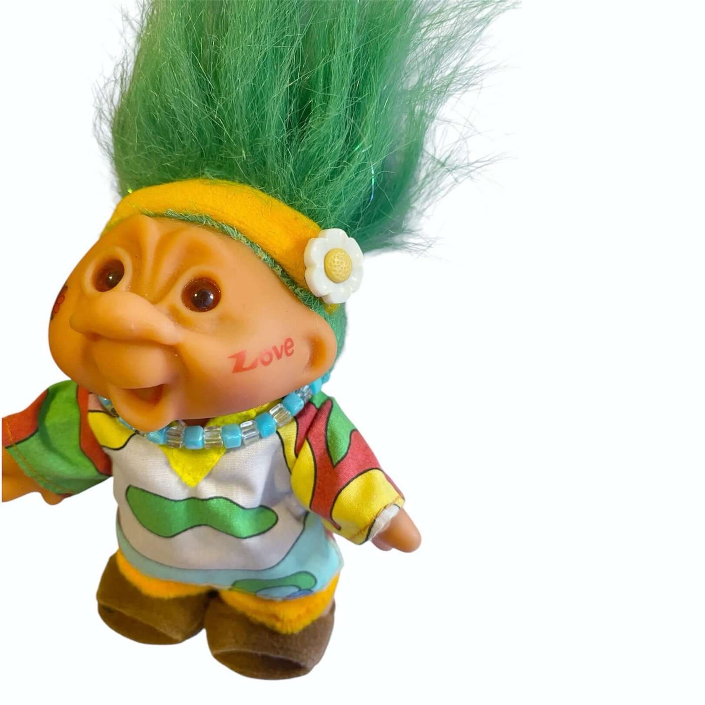 Vintage Rare 1986 Vintage Hippy Love Troll Doll by Dam