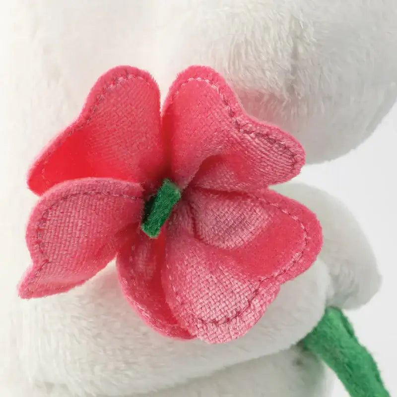 Moomin with Pink Flower Soft Plush