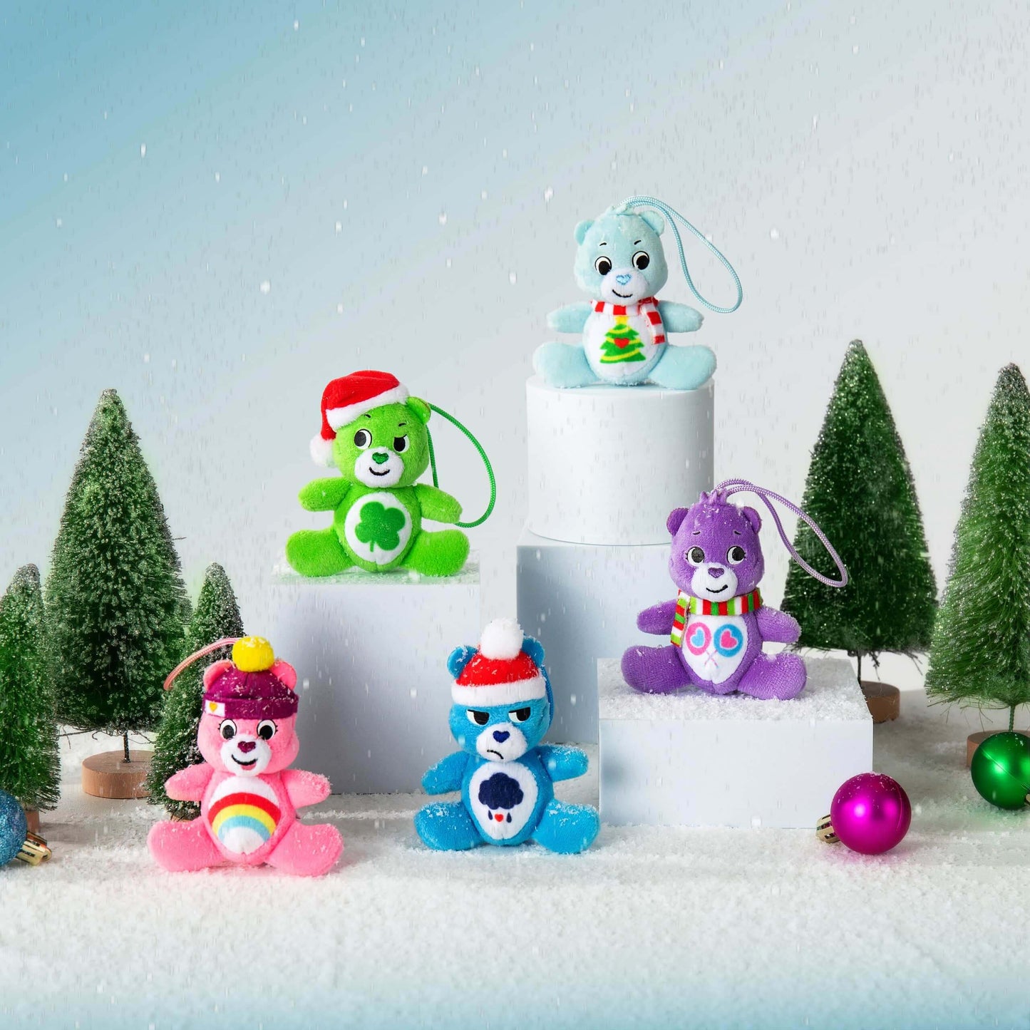 Care Bears Micro Teenies Holiday 5 Pack Treasure Box