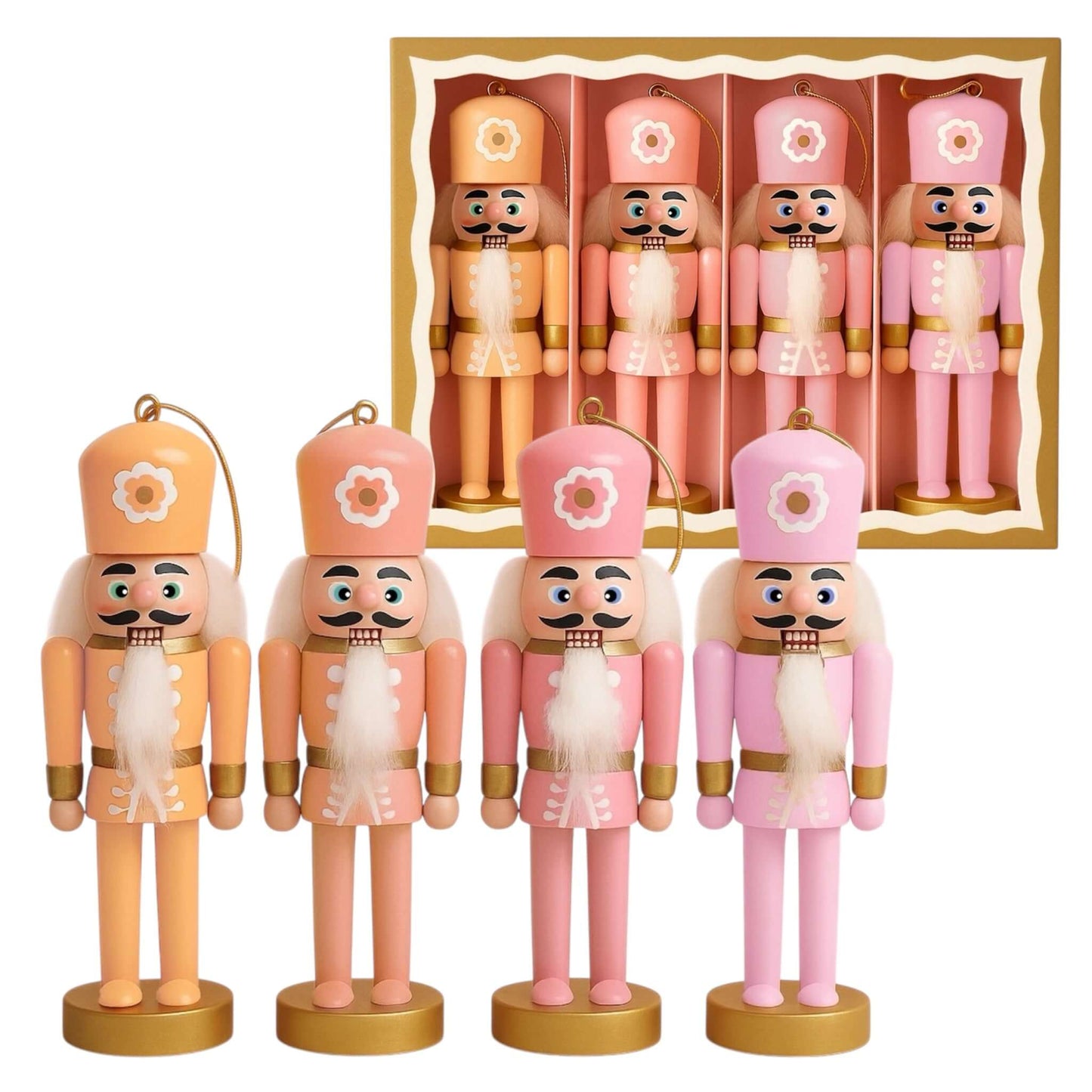 Nutcracker Ornaments- Set of Four
