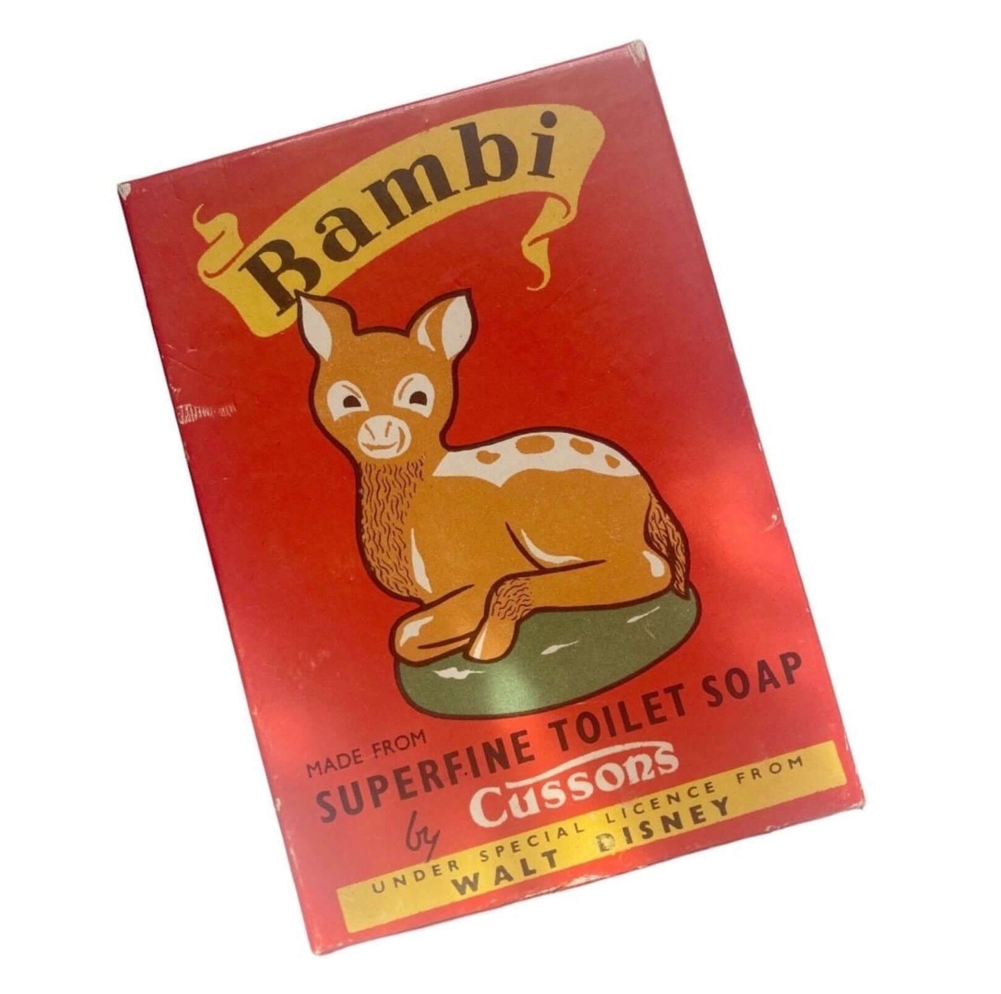 Vintage 1950’s Unused Cussons Bambi Soap in Box
