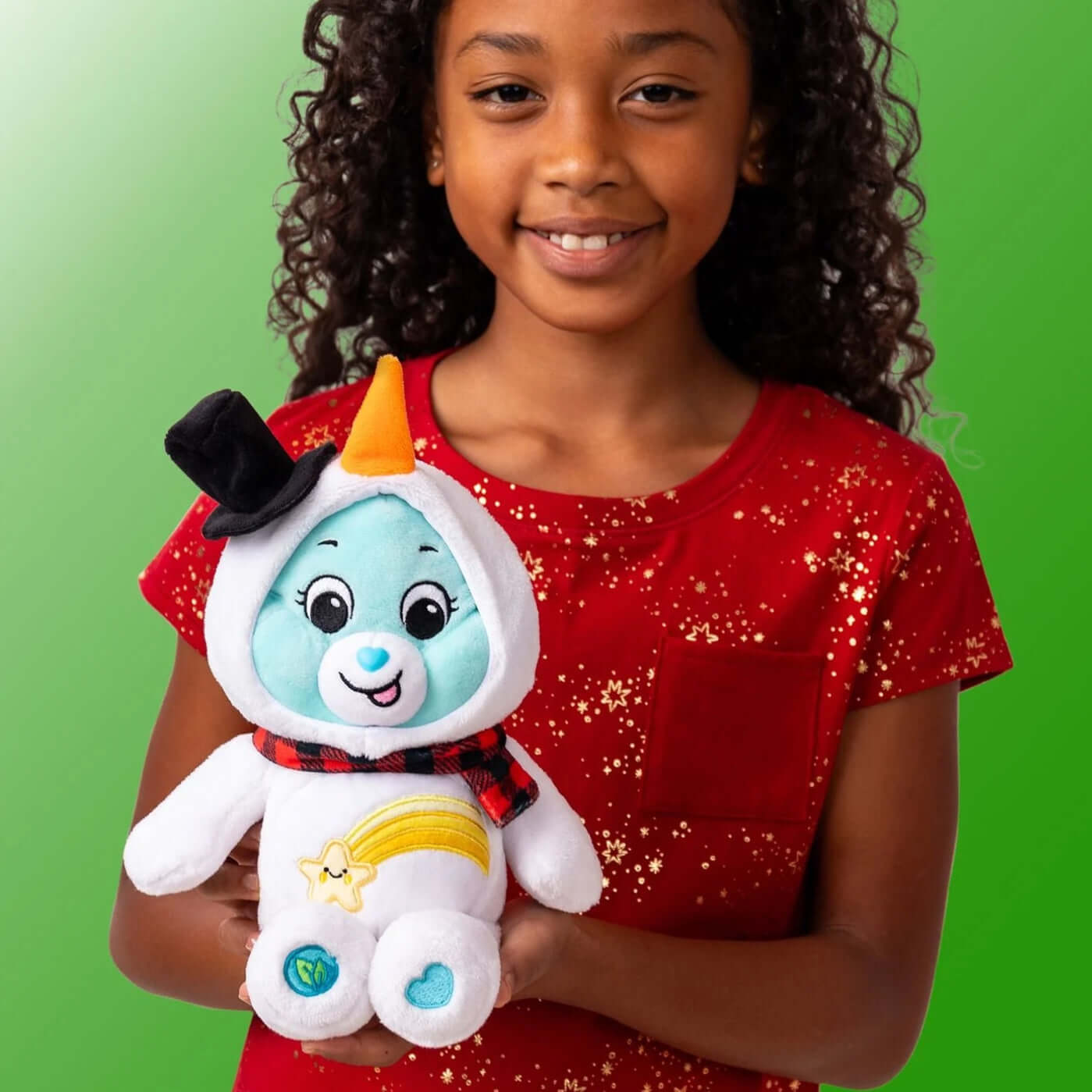 Care Bears Holiday 22cm Bean Plush- Snowman Wish Bear