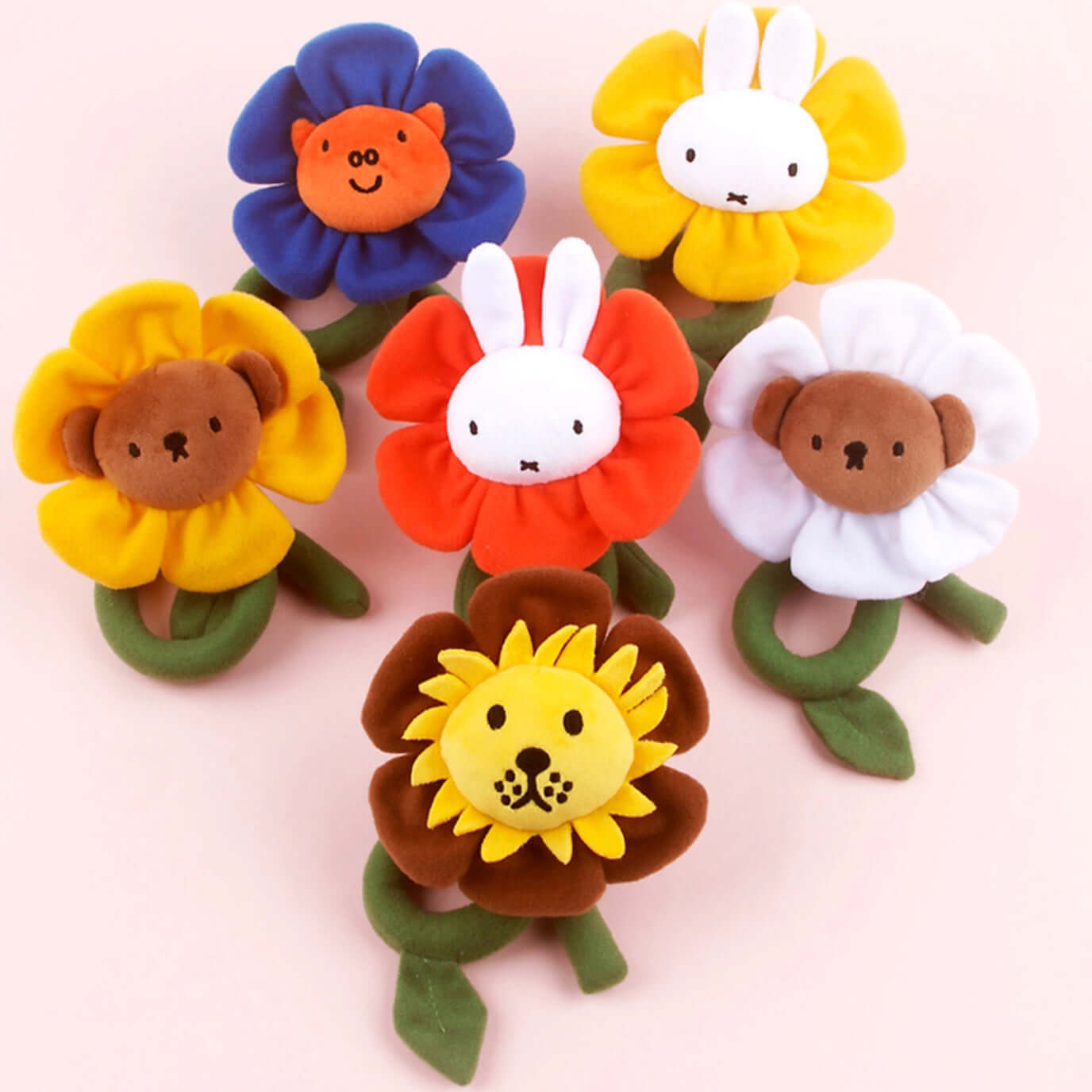 Miffy Endless Brown Fabric Flower- Lion
