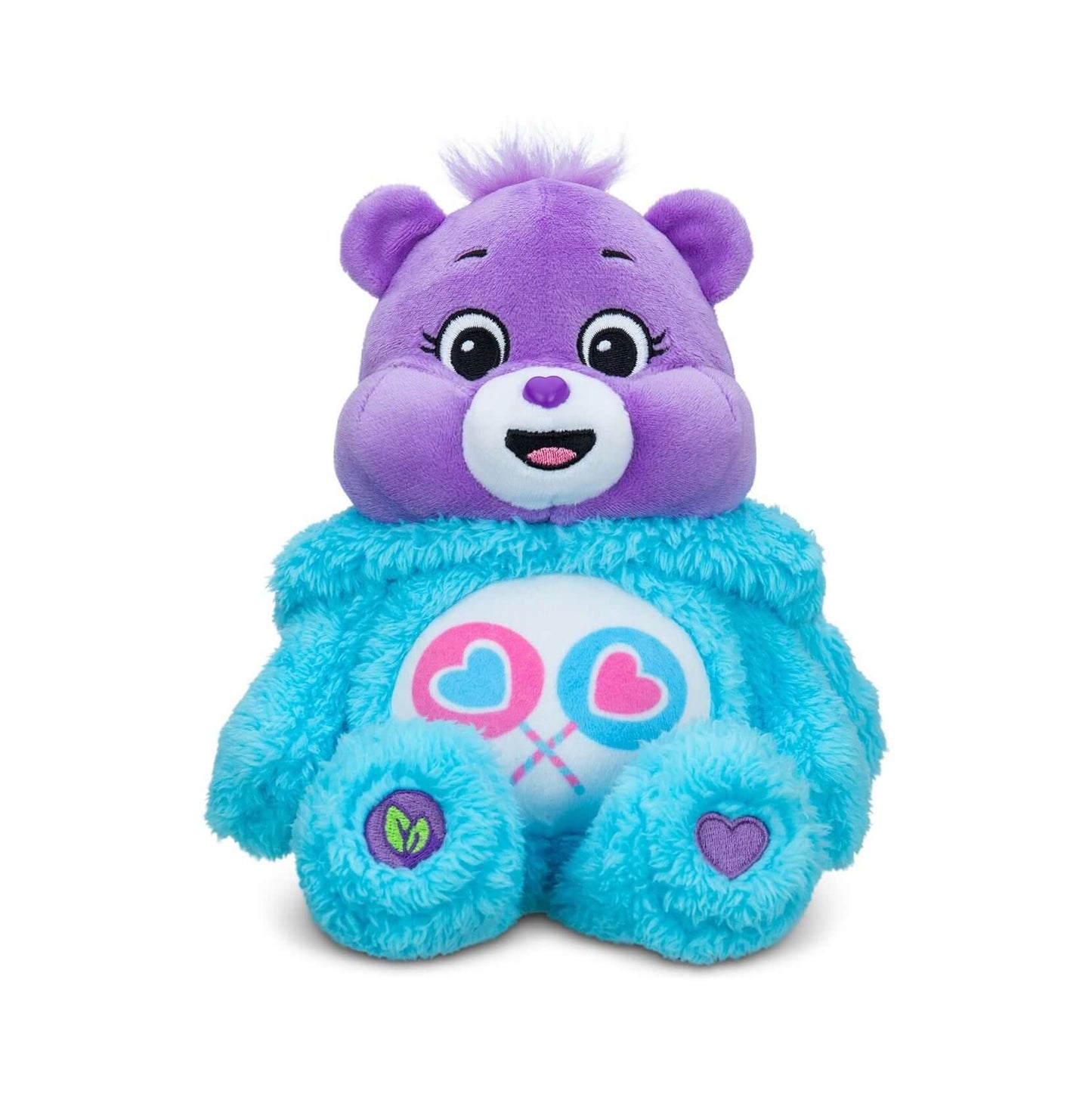 Care Bears 22cm Hoodie Bean Plush- Share Bear Bunny