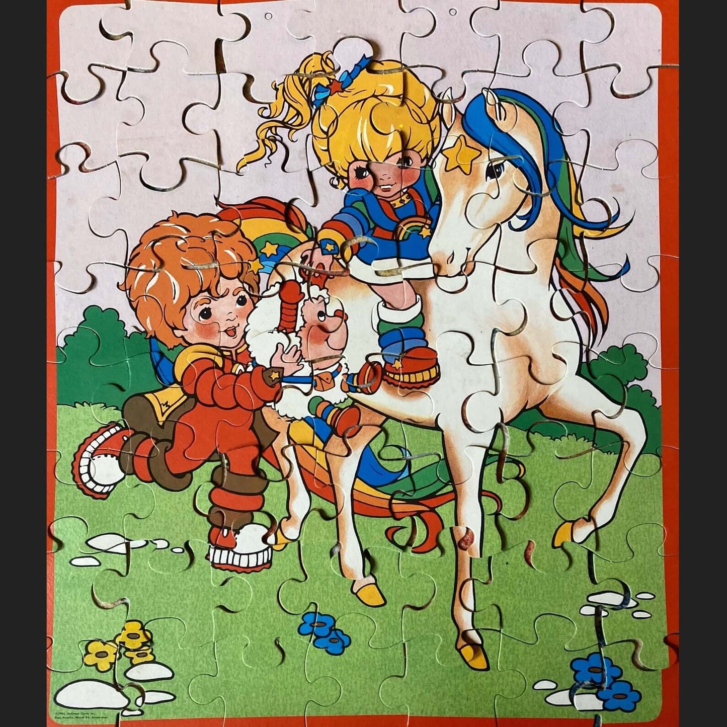 Vintage Original 1980's Rainbow Brite Jigsaw Puzzle Toy