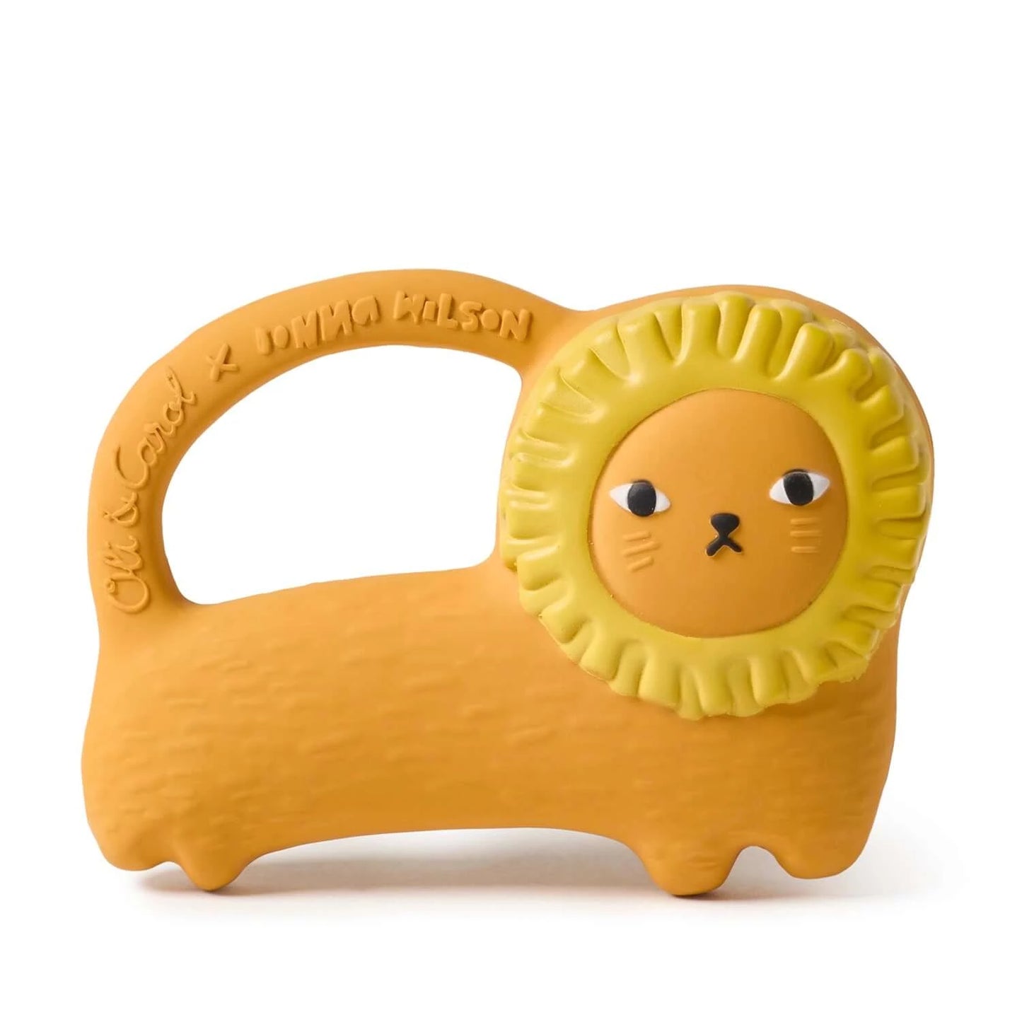 Donna Wilson Natural Rubber Richie Lion Baby Teether