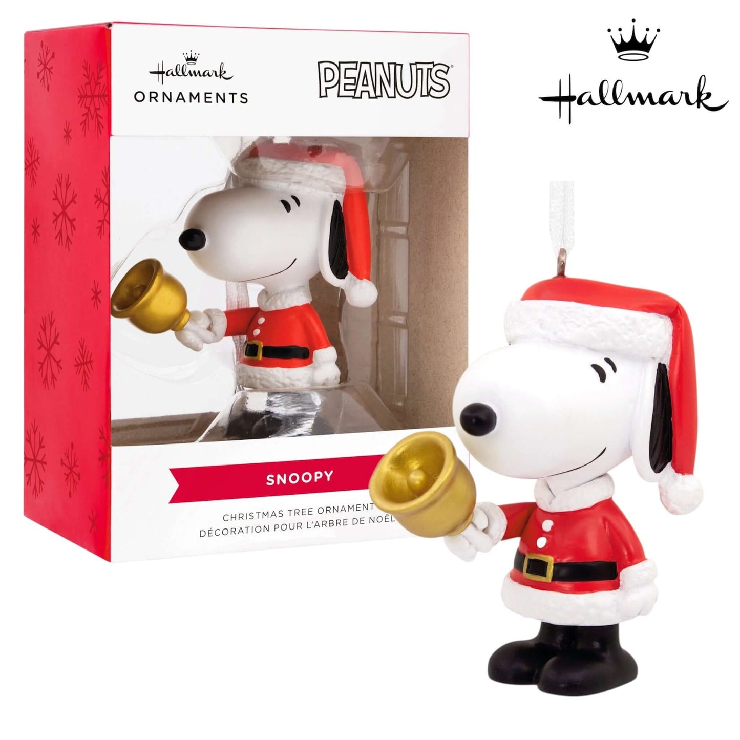 Peanuts Santa Snoopy Christmas Ornament