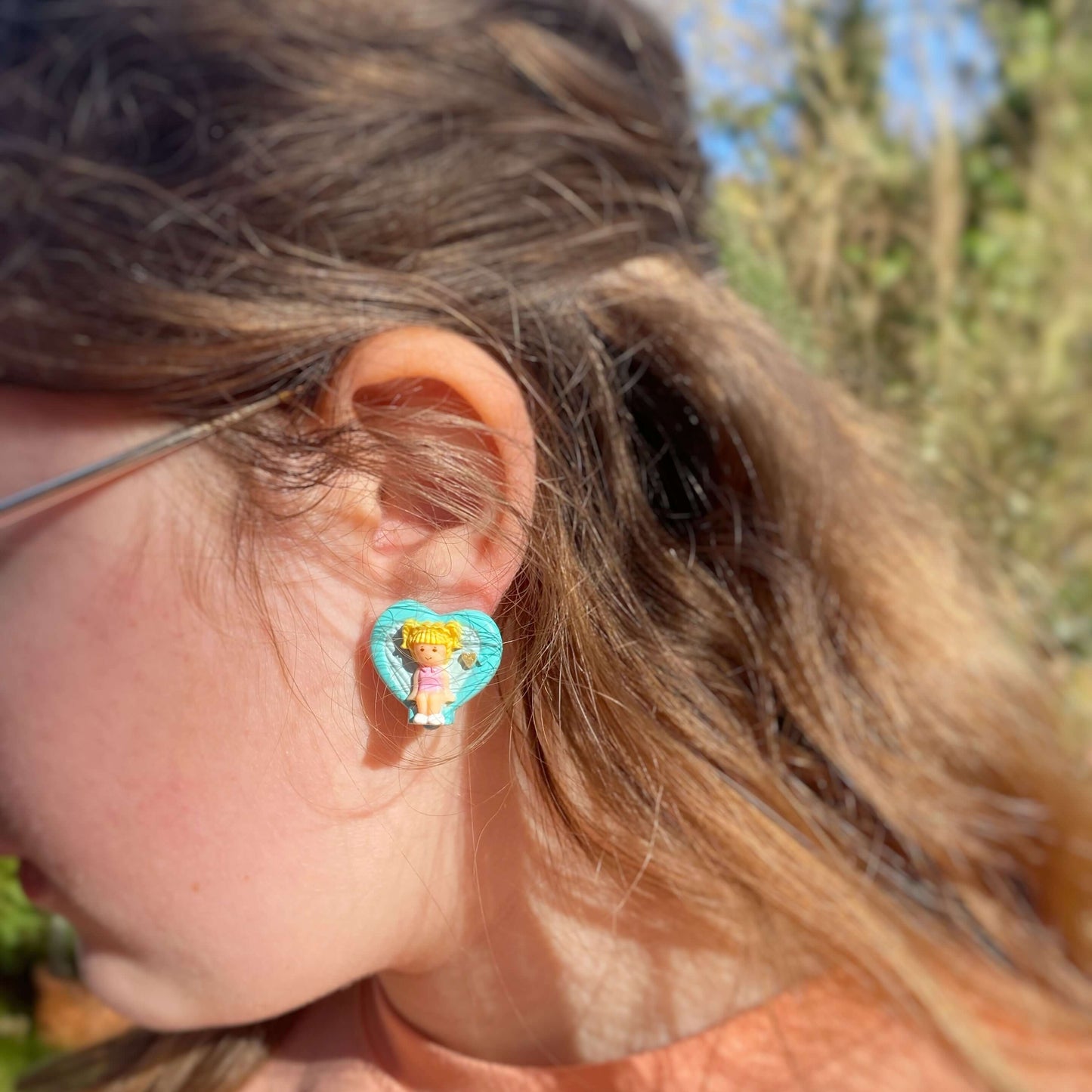 Vintage Polly Pocket “Tina” Clip-On Earrings