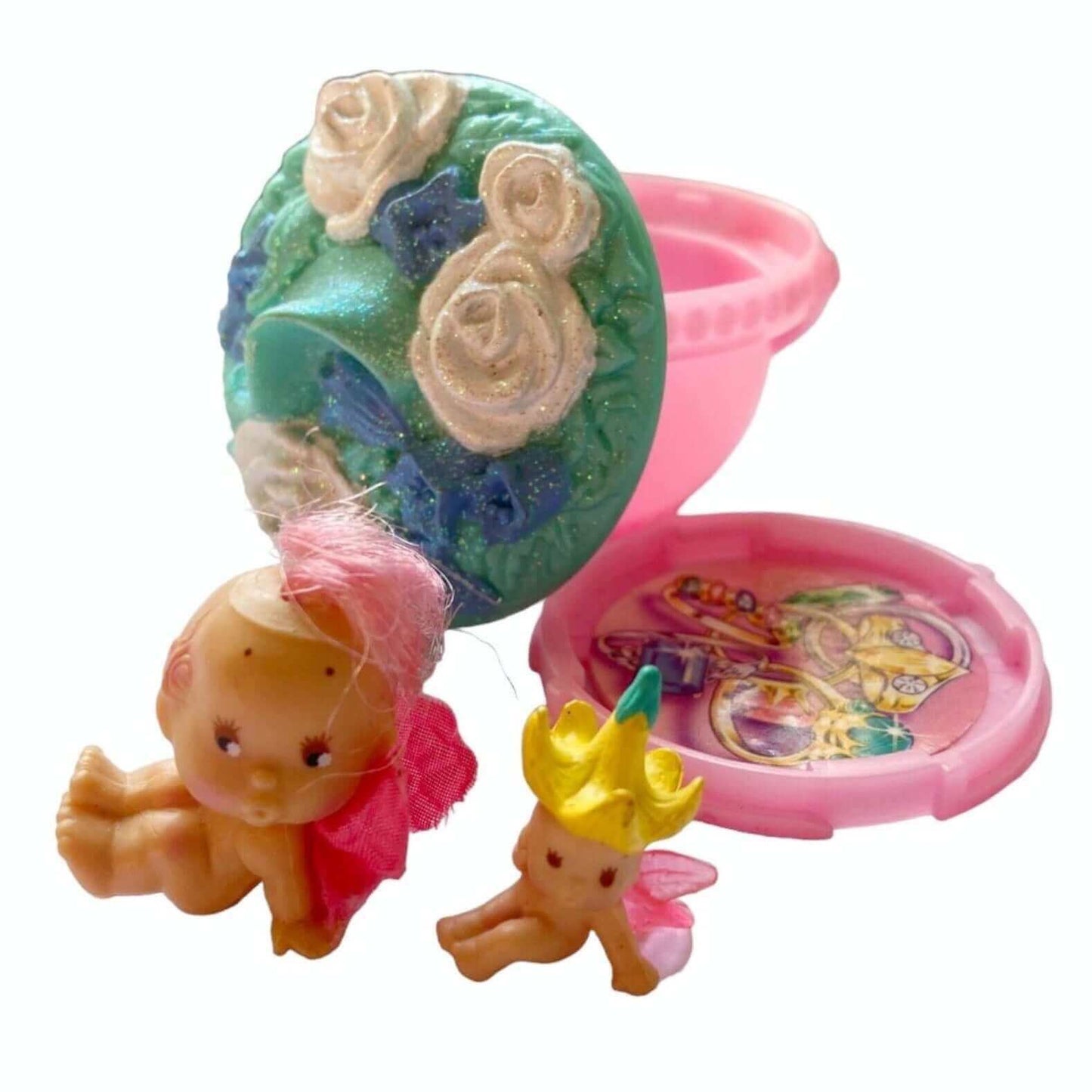 Vintage 1993 Fairy Winkles Hide n Play Jewellery Box Set