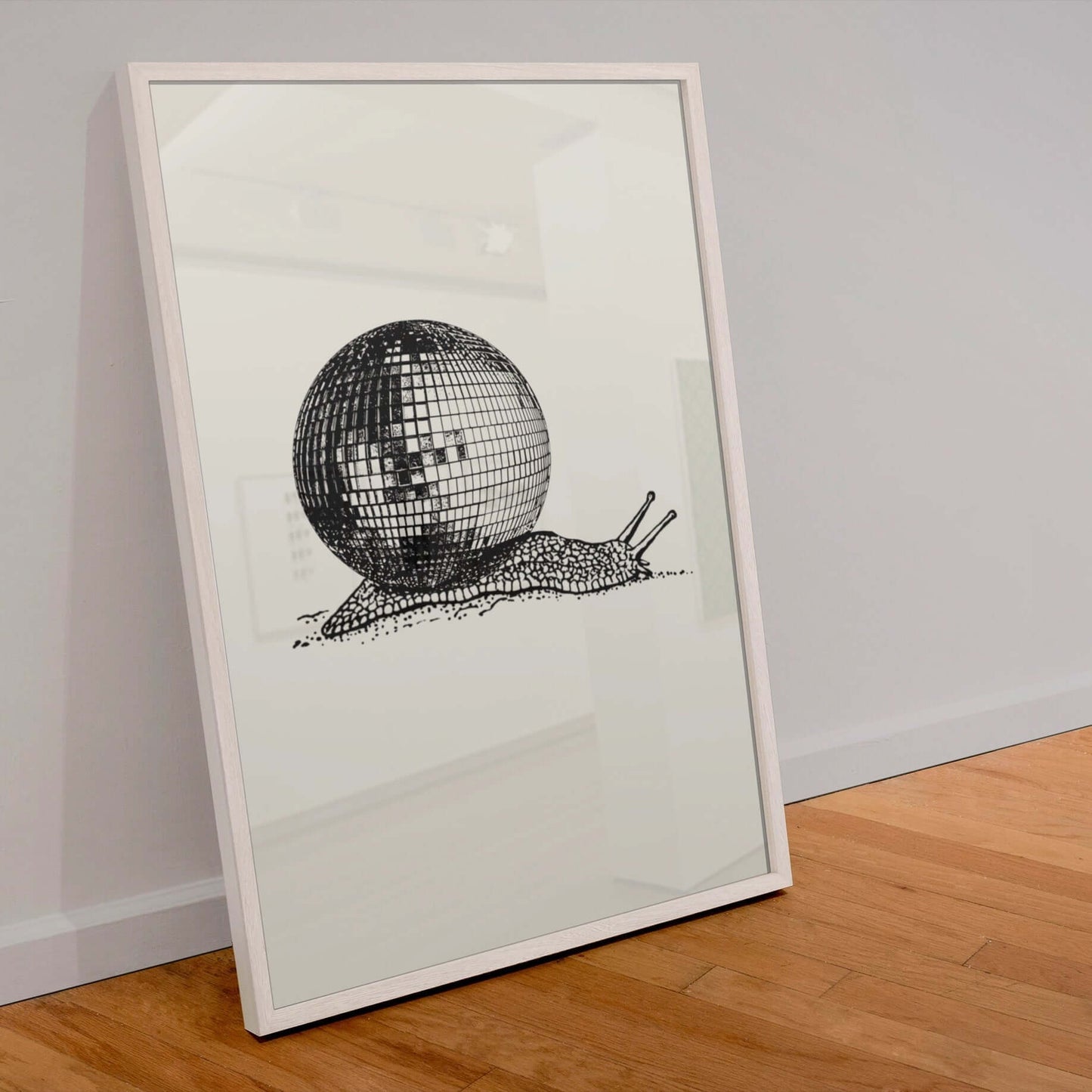 A5 Disco Ball Snail Print