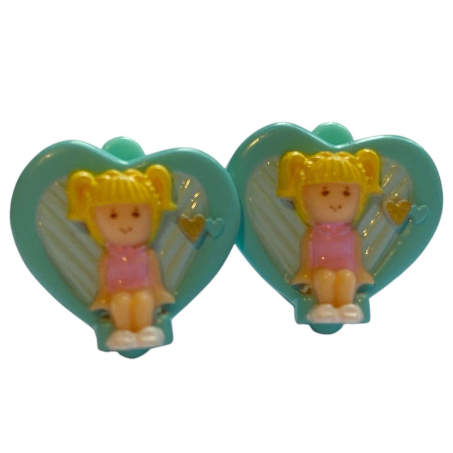 Vintage Polly Pocket “Tina” Clip-On Earrings