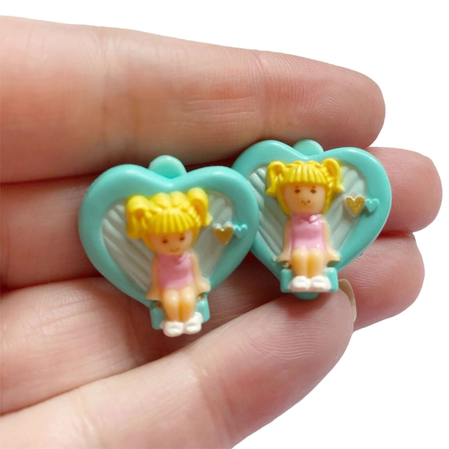 Vintage Polly Pocket “Tina” Clip-On Earrings
