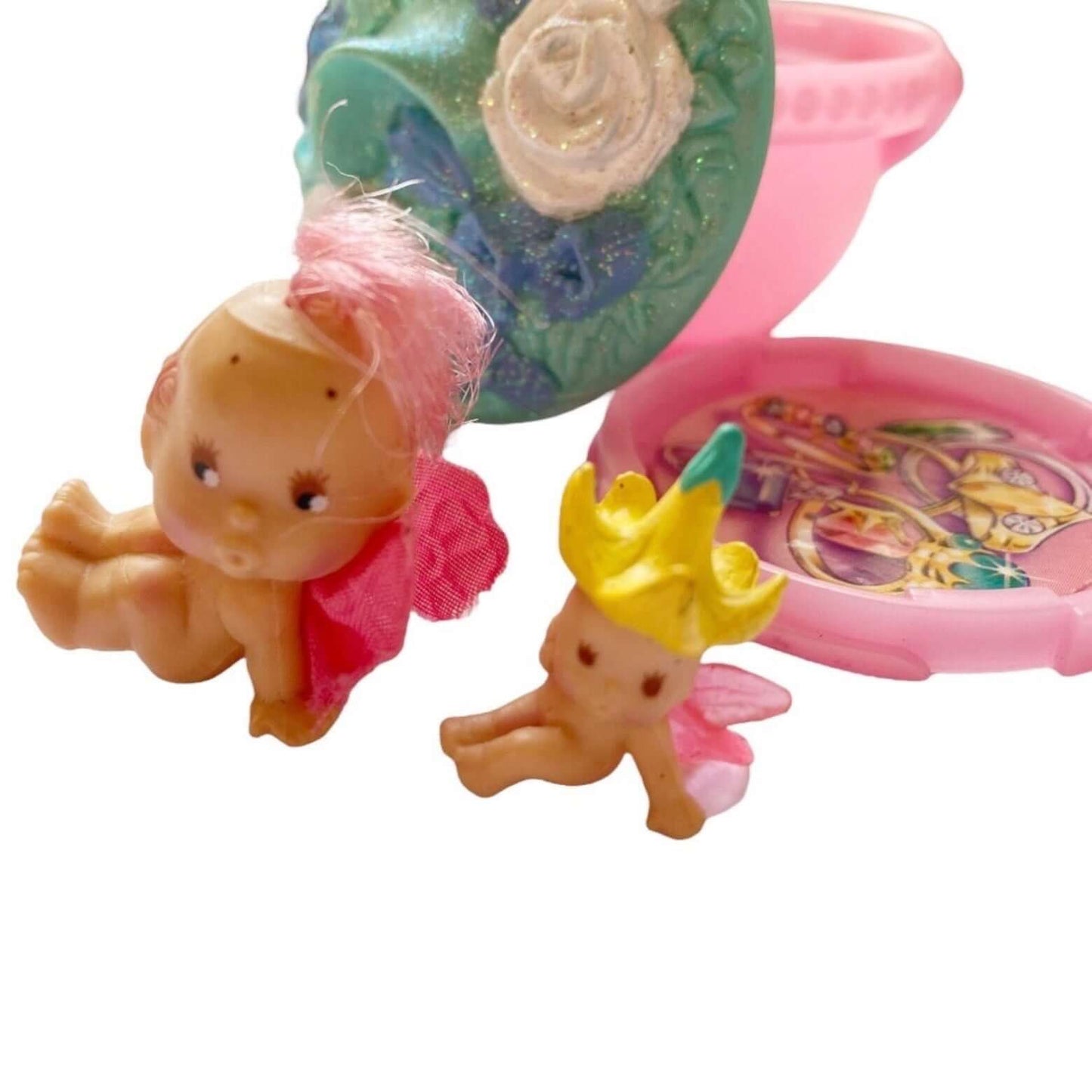 Vintage 1993 Fairy Winkles Hide n Play Jewellery Box Set