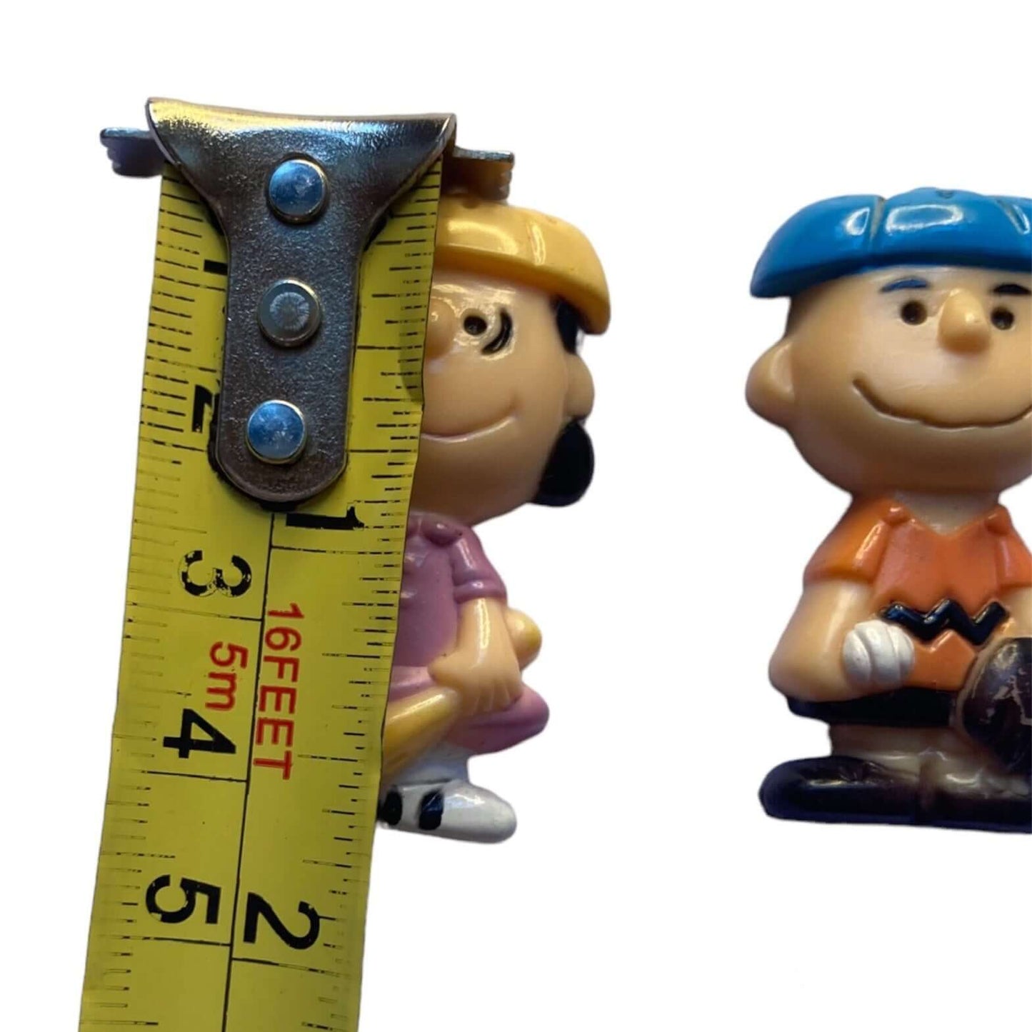 Vintage Set of Three Snoopy, Charlie Brown and Lucy Fridge Magnets