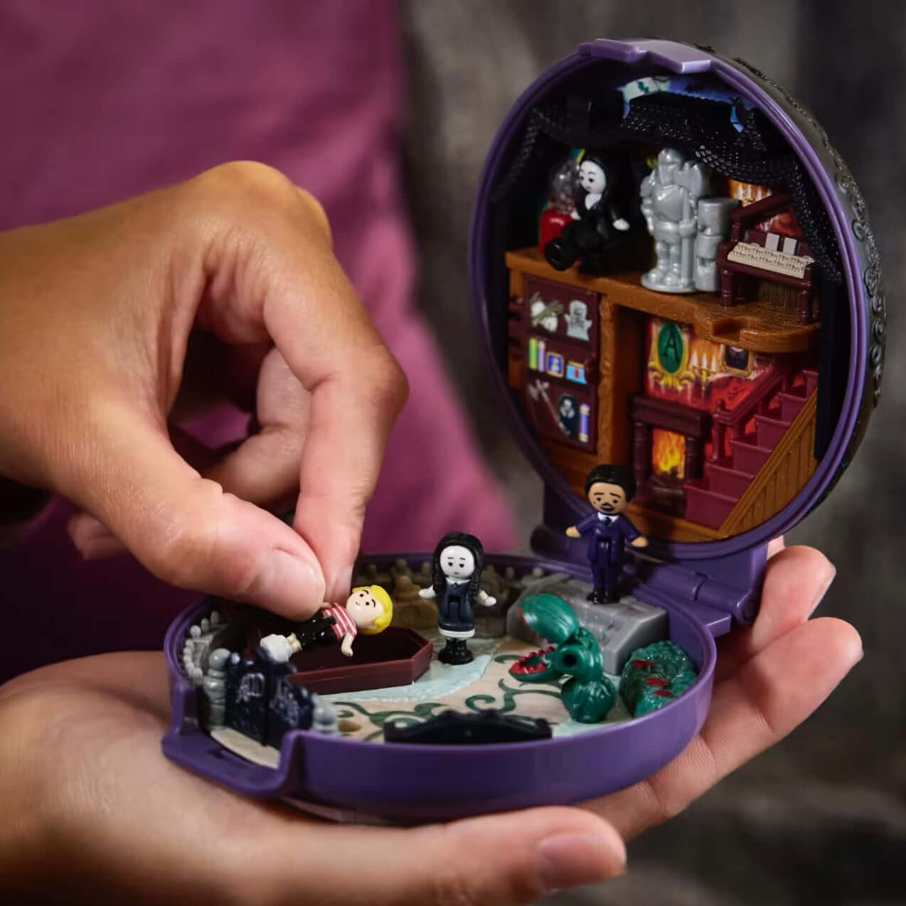 Polly Pocket x Addams Family Collectors Compact