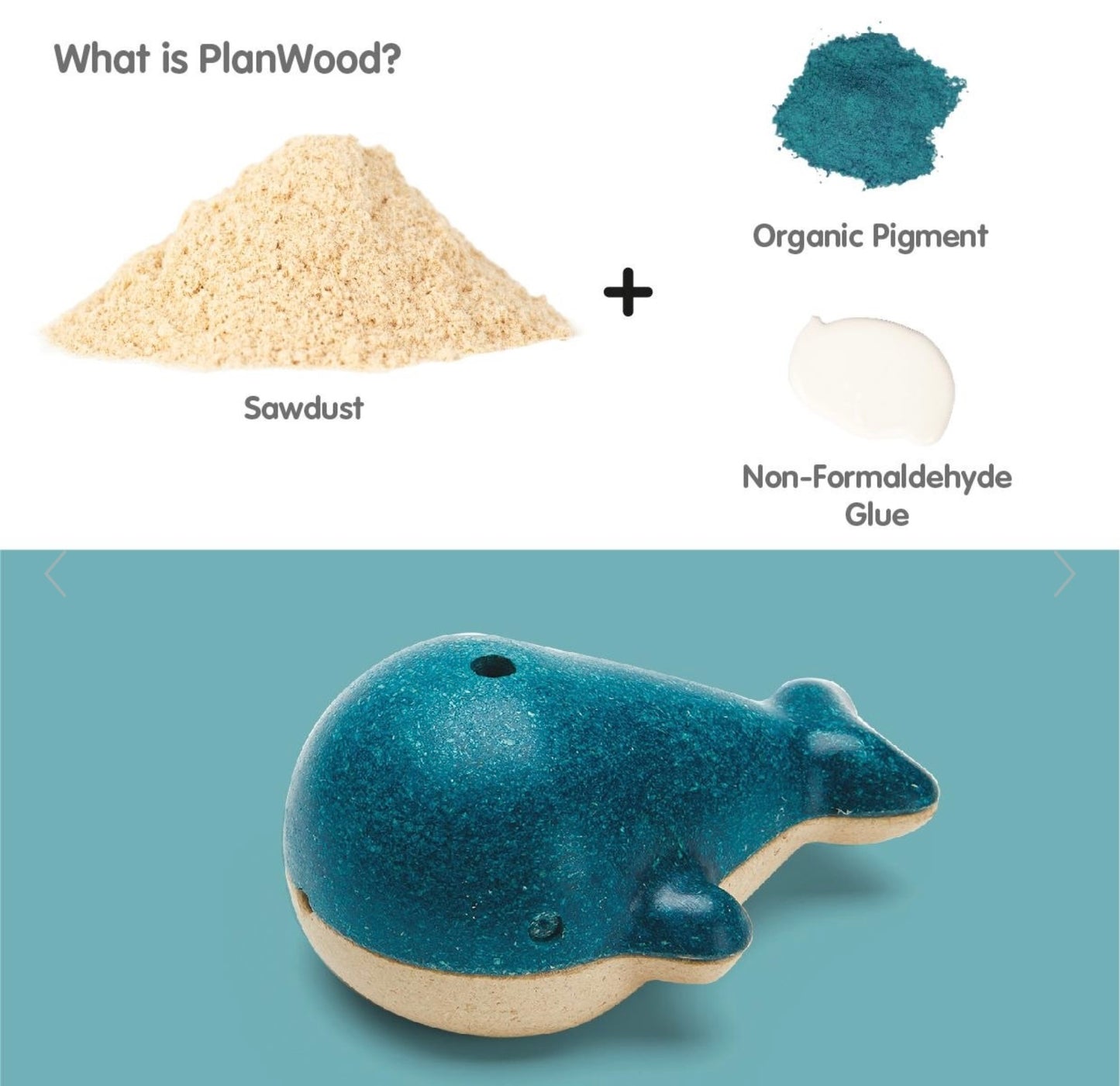 Plan Toys Whale Wooden Whistle