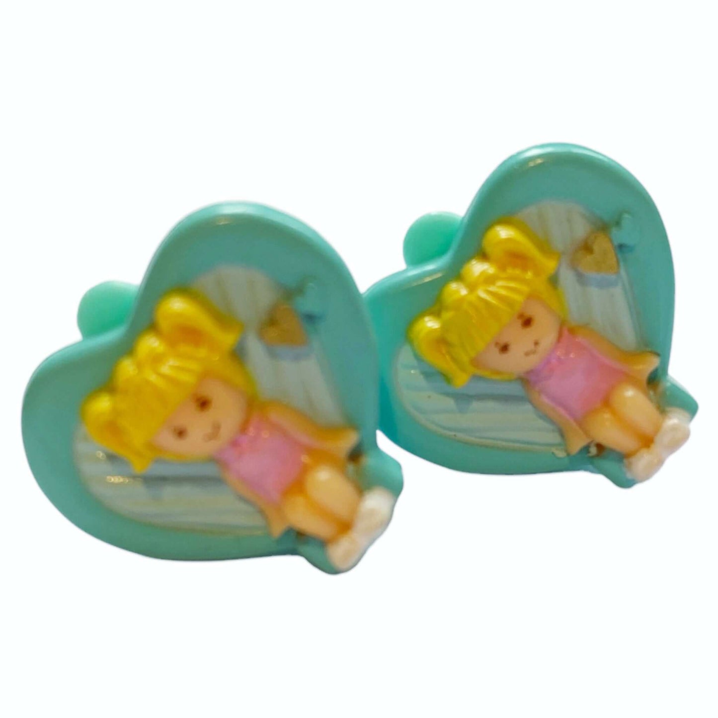 Vintage Polly Pocket “Tina” Clip-On Earrings