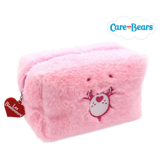 Care Bears Fluffy Plush Pencil Case / Cosmetics Bag