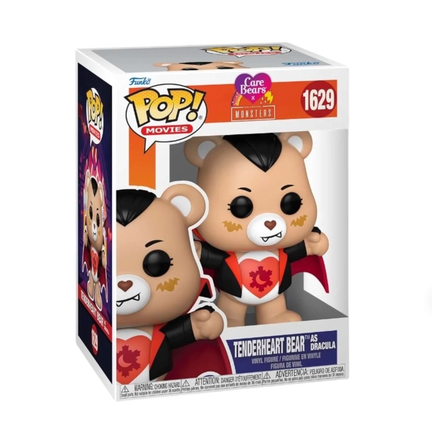Care Bears x Universal Monsters #1629 Funko Pop! - Tenderheart Bear as Dracula
