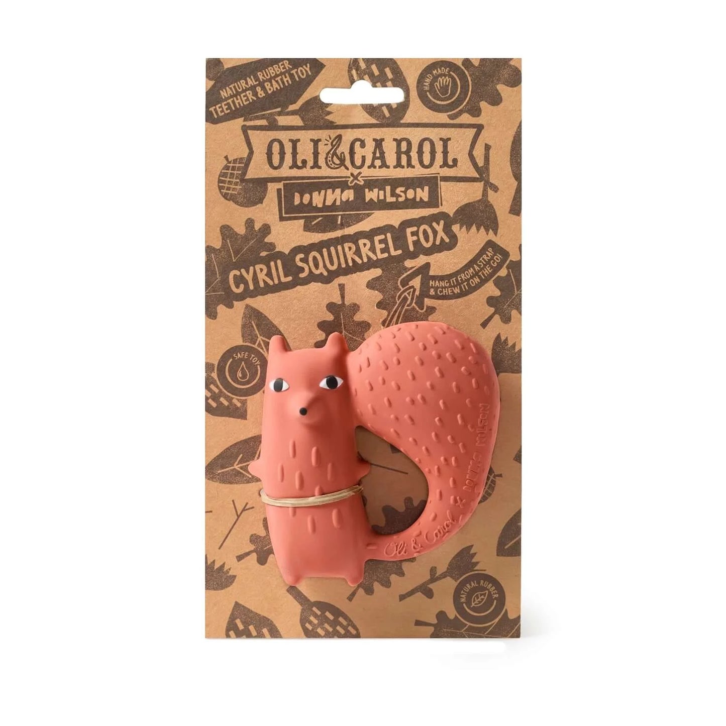 Donna Wilson Natural Rubber Cyril Squirrel Fox Baby Teether
