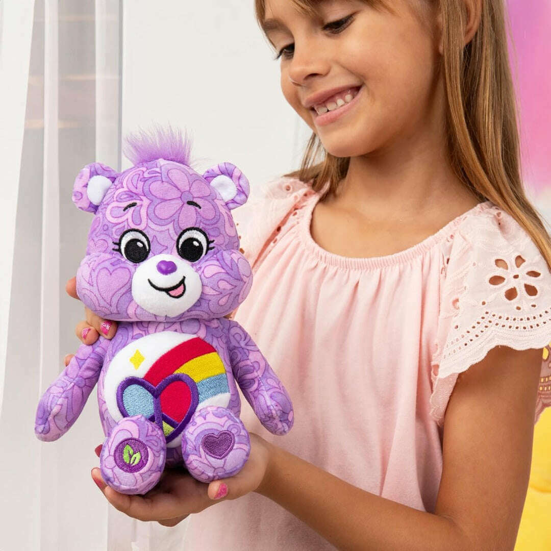 Care Bears Peaceful Heart Bear 22cm Bean Plush