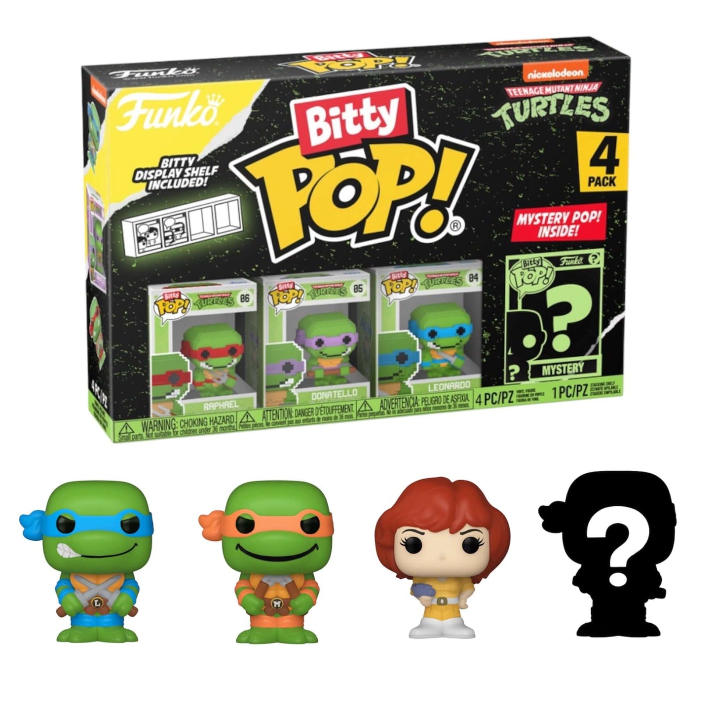 Funko Bitty Pop! 4-Pack - TMNT Tenage Mutant Ninja Turtles Assorted