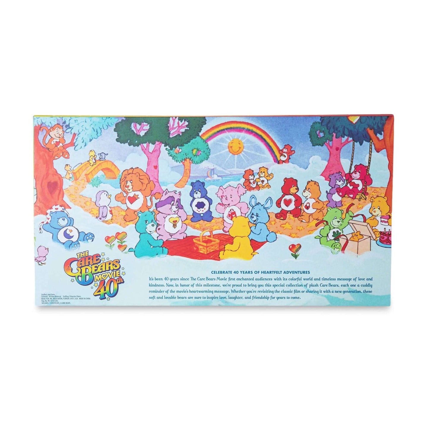 Care Bears and Cousins Micro Teenies 40th Anniversary 5 Pack
