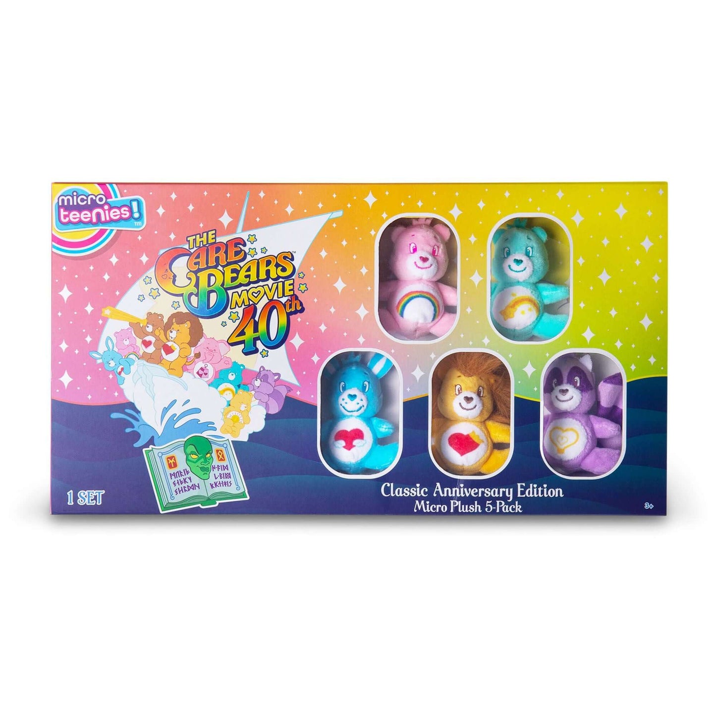 Care Bears and Cousins Micro Teenies 40th Anniversary 5 Pack