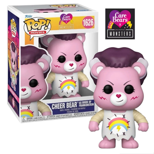 Care Bears x Universal Monsters #1626 Funko Pop! - Cheer Bear as Bride of Frankenstein SECONDS