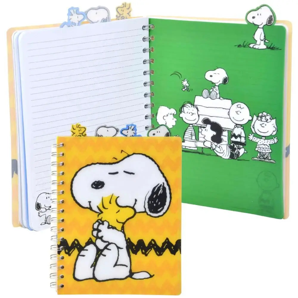Peanuts Snoopy Spiral Tabbed Journal