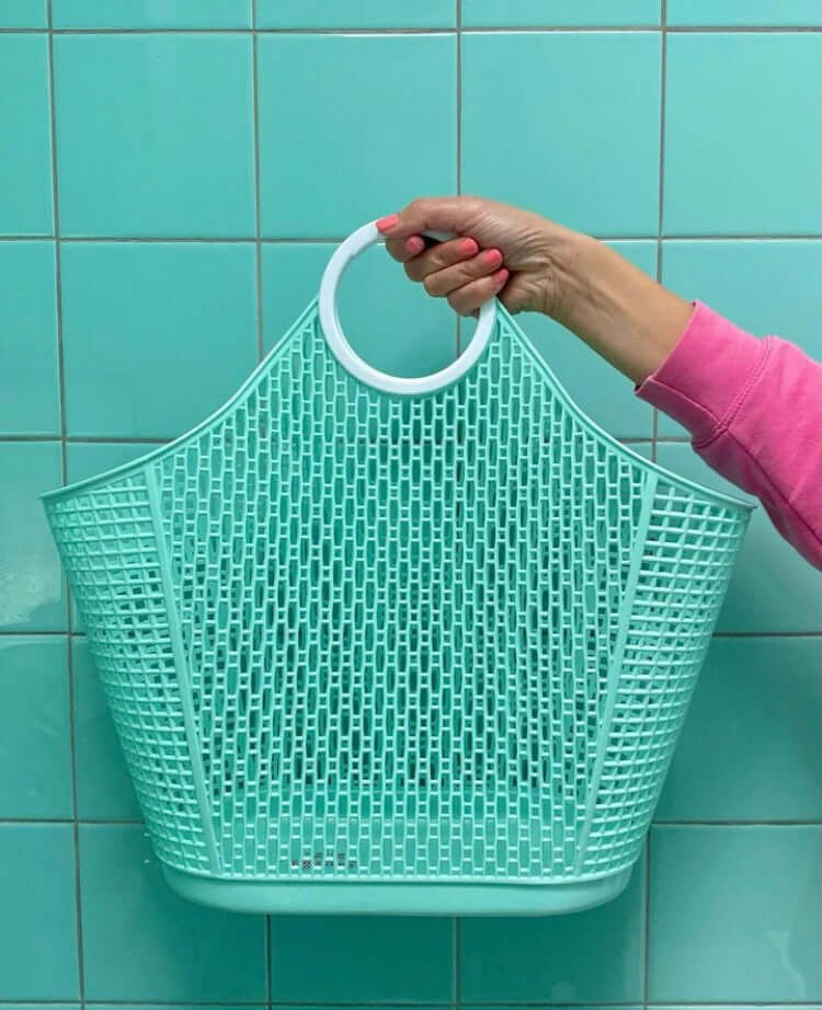Jelly Bag Retro Fiesta Shopper- Mint