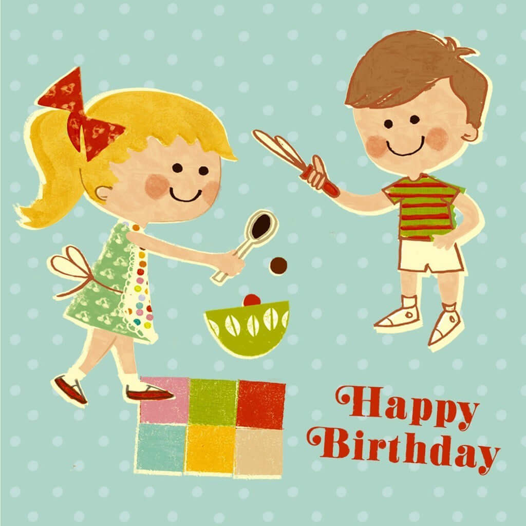 Birthday Card- Home Baking £0.5 Five Little Diamonds