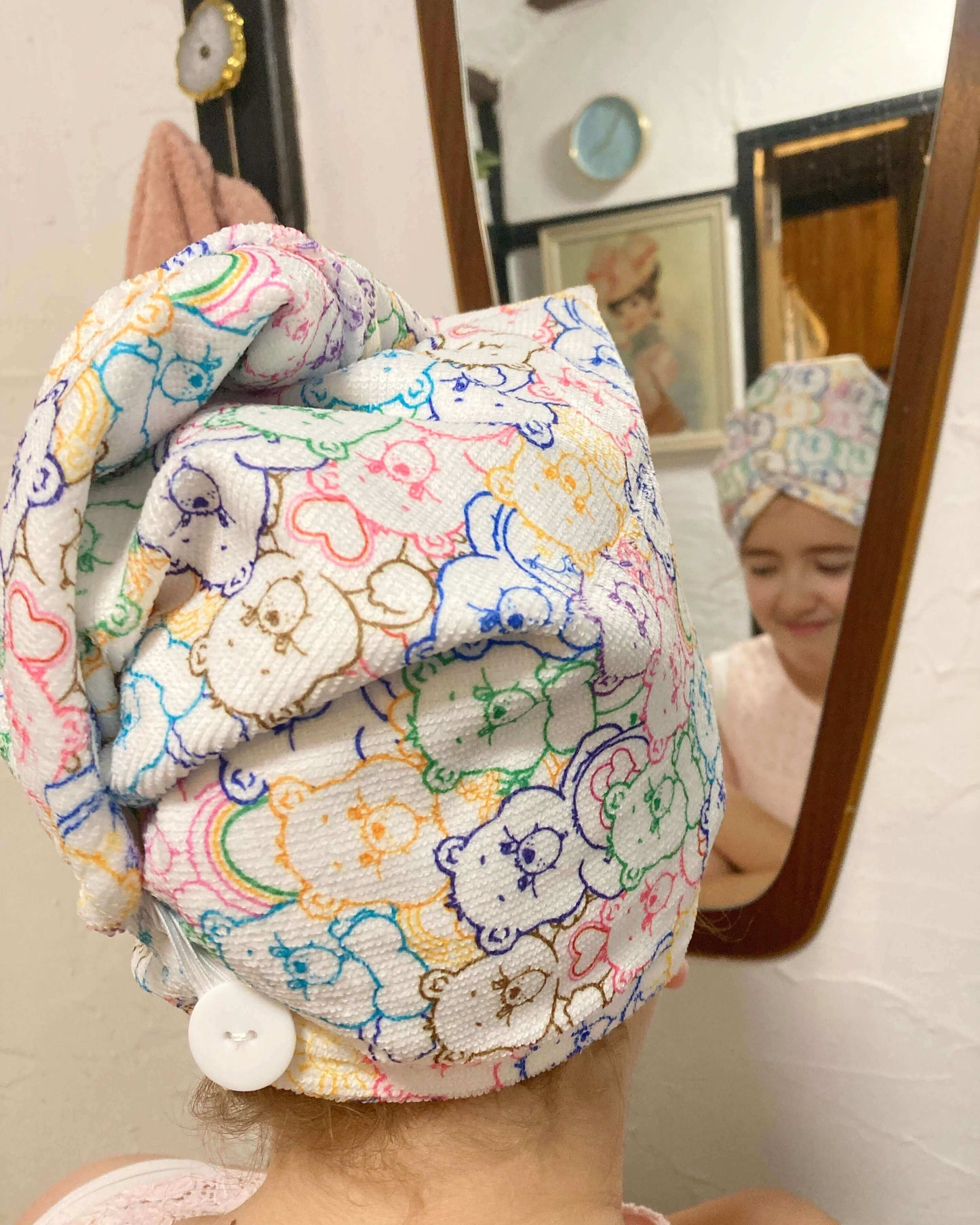 Care Bears Hair Turban and Cosmetics Bag Set