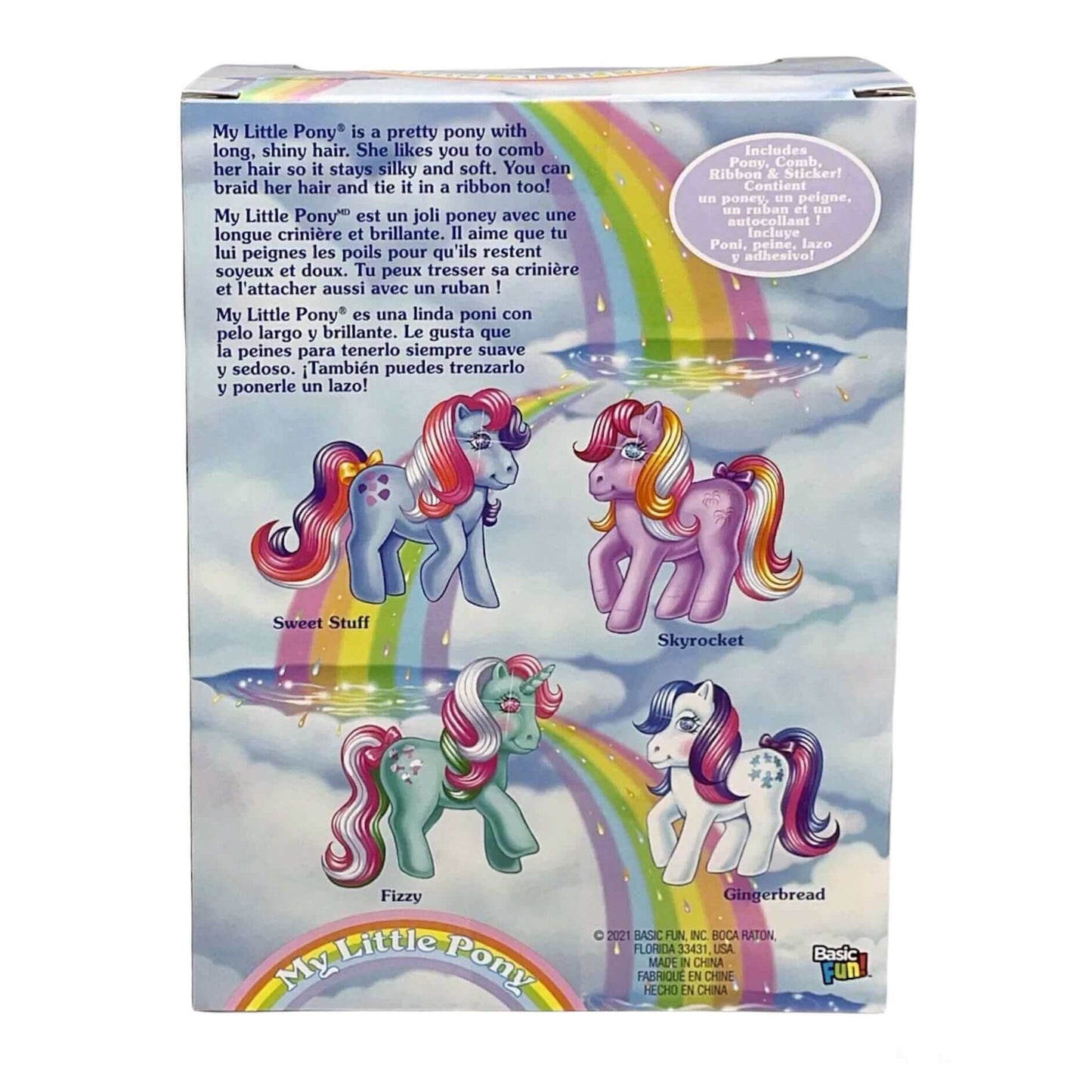 Basic Fun Classic Twinkle Eyed Pony - G1 Sweet Stuff