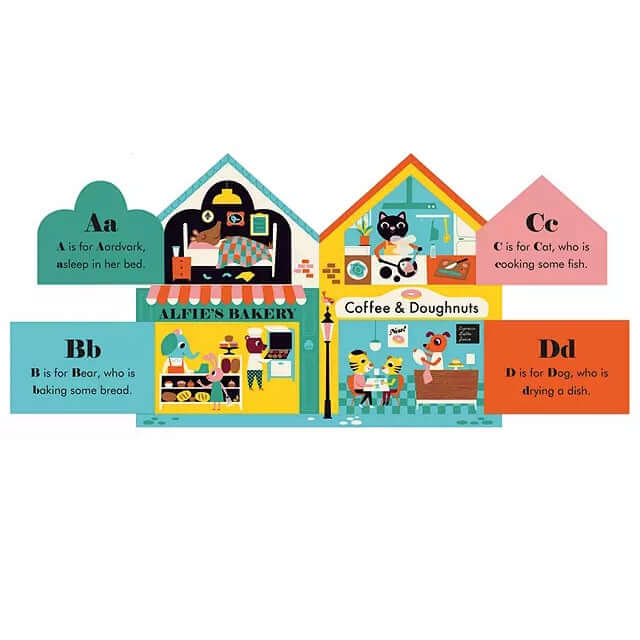 Alphabet Street Concertina Board Book
