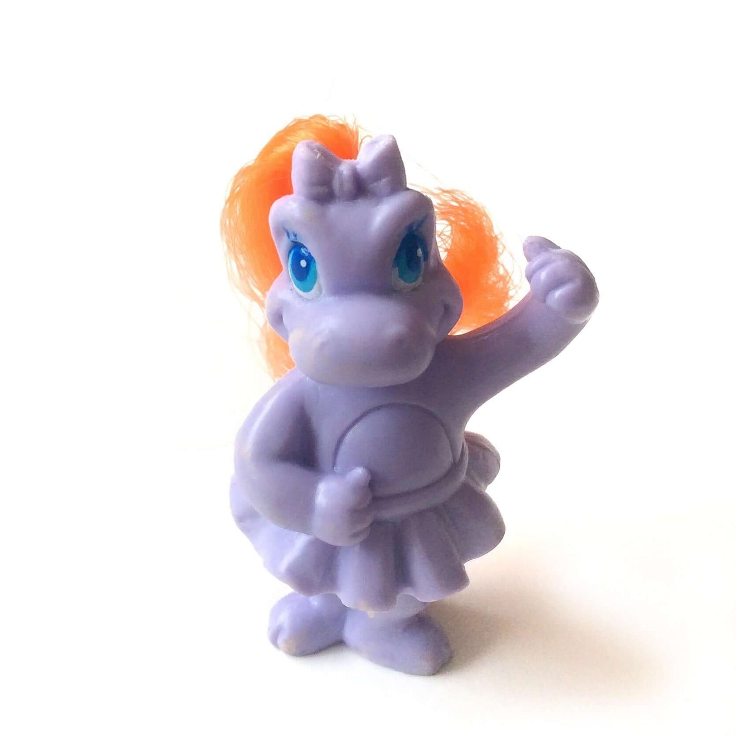 Darlin’ Dinos Vintage Lil Dino- Purple Ballerina with Orange Hair £2 Five Little Diamonds