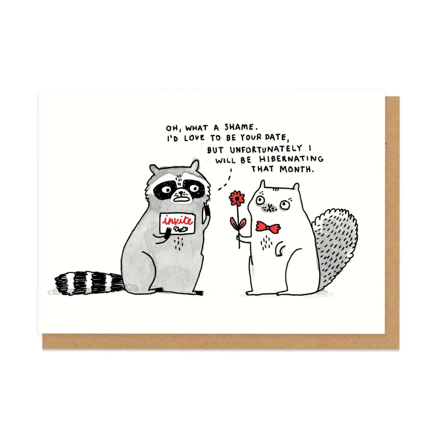 Gemma Correll- Hibernating Greeting Card