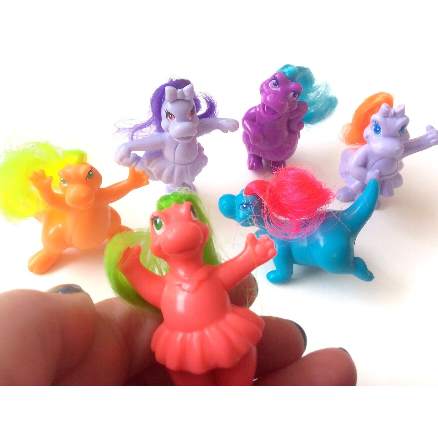 Darlin’ Dinos Vintage Lil Dino- Pink / Purple Ballerina £2 Five Little Diamonds