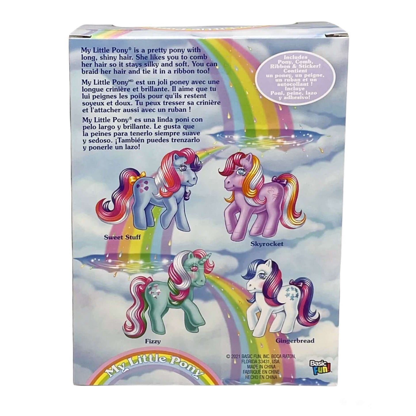 Basic Fun Classic Twinkle Eyed Pony - G1 Fizzy