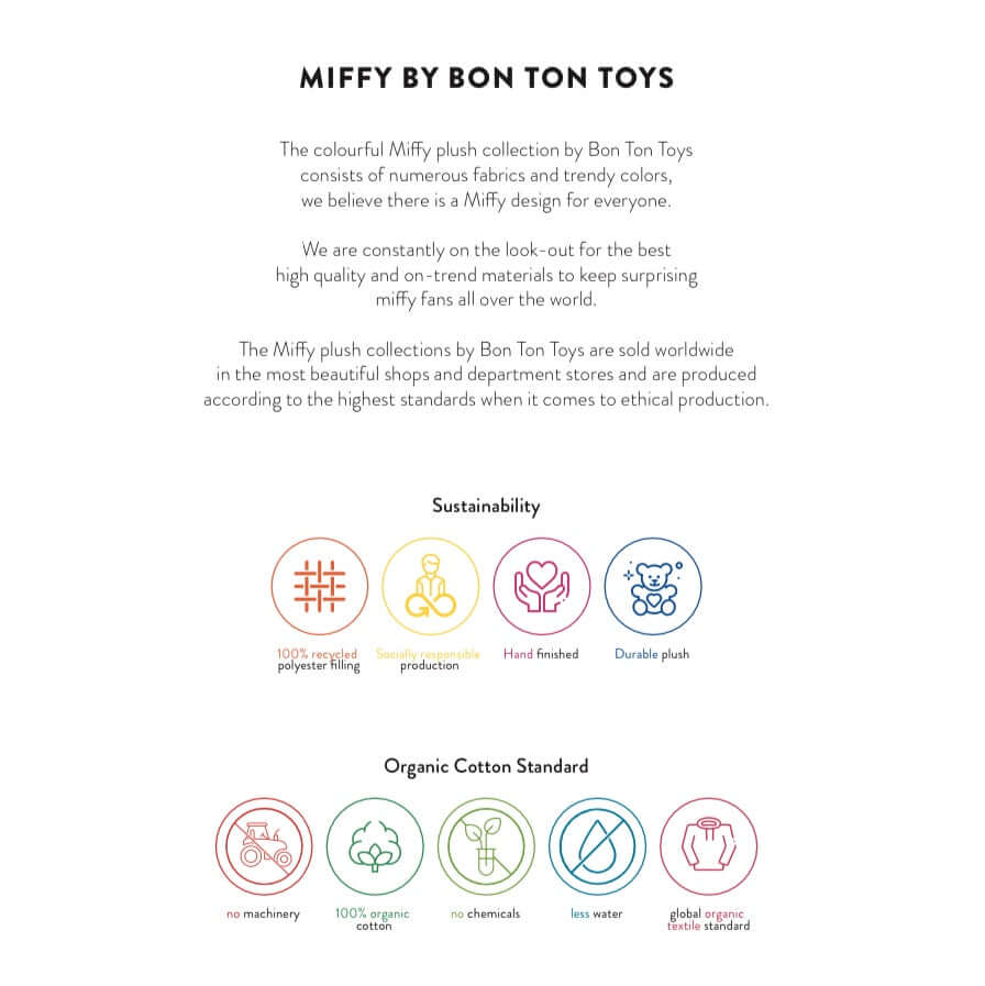 Snuffy Corduroy 17cm Plush- Charcoal