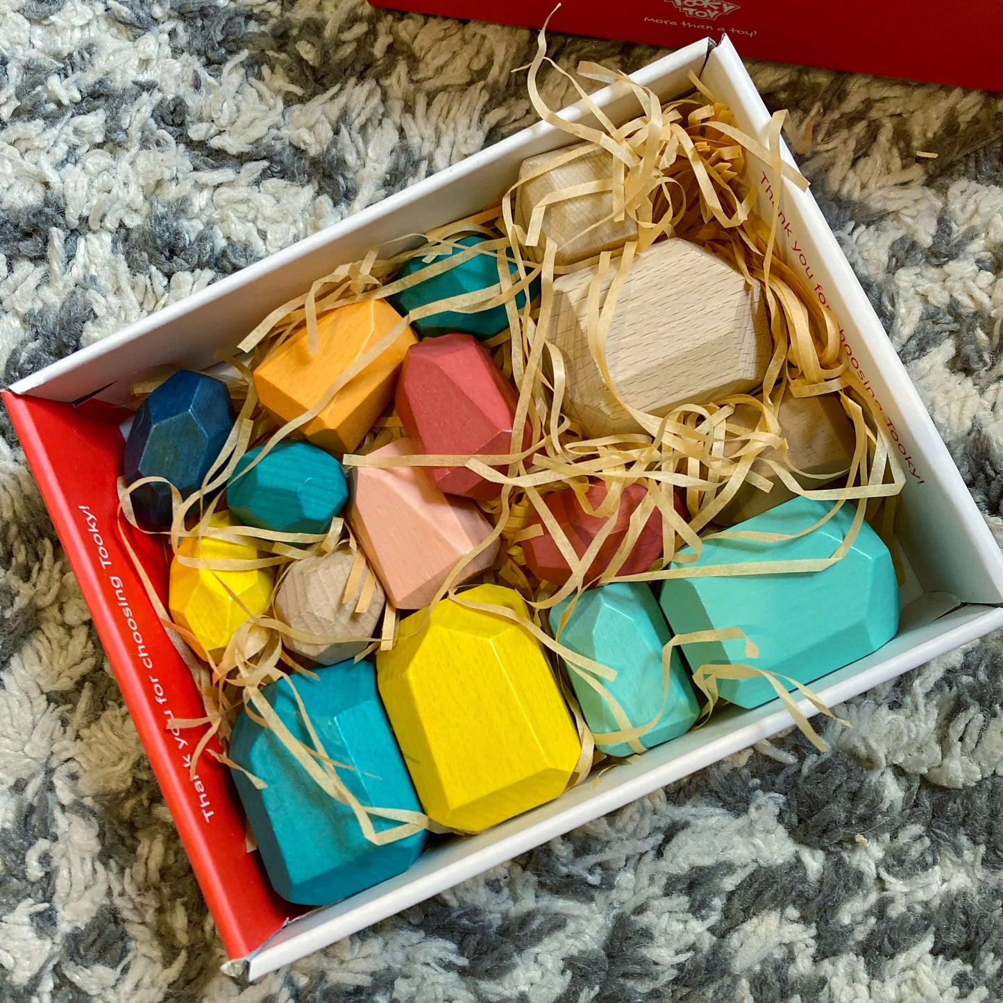 Tooky Toy Wooden Stacking Stones