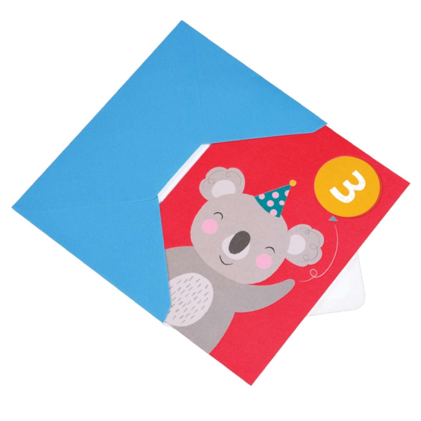 Koala 3rd Birthday Card