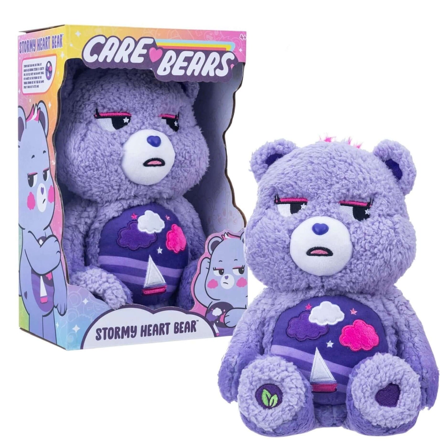 Care Bears Cozy Stormy Heart Bear Medium Plush