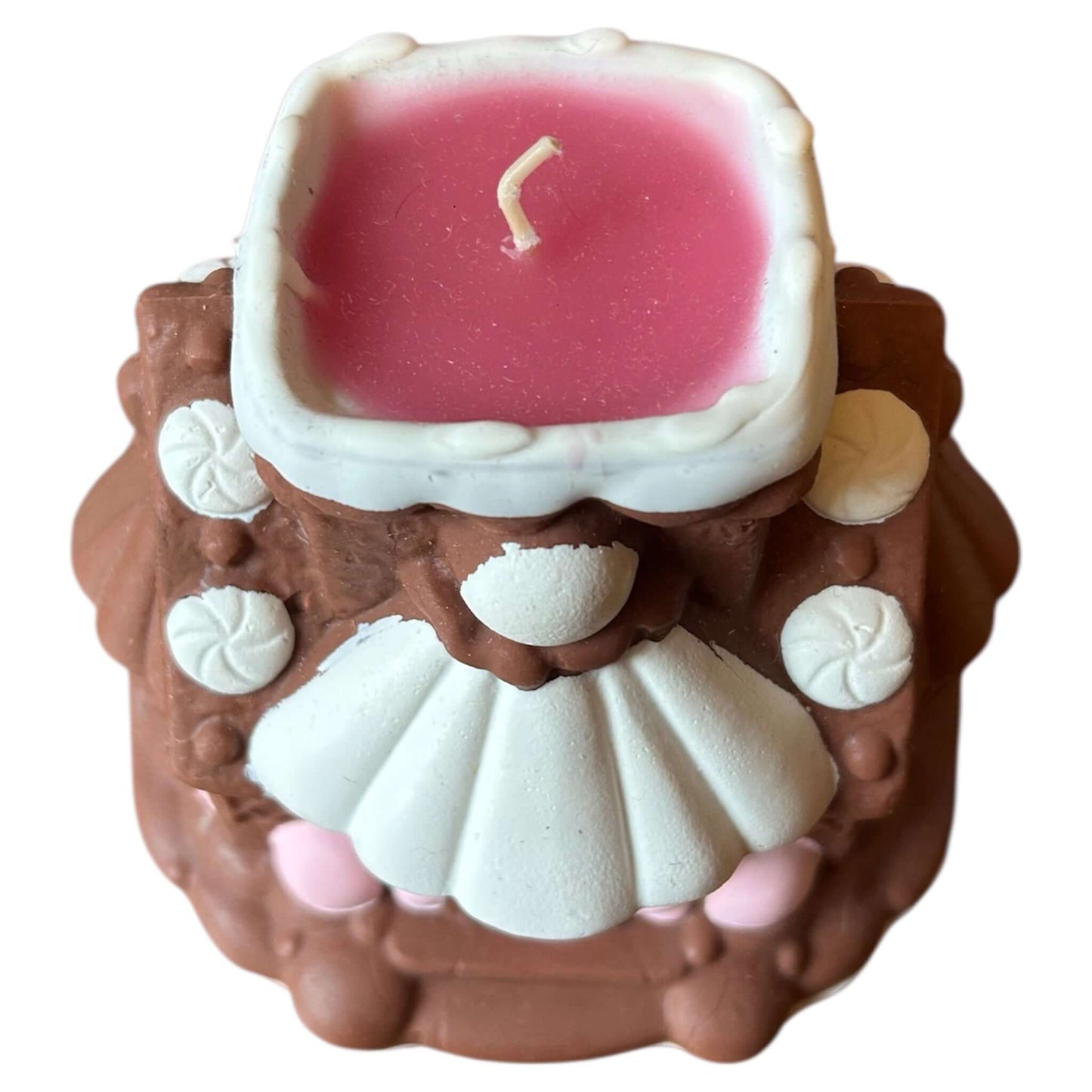 Vintage Avon Large Gingerbread House Christmas Candle