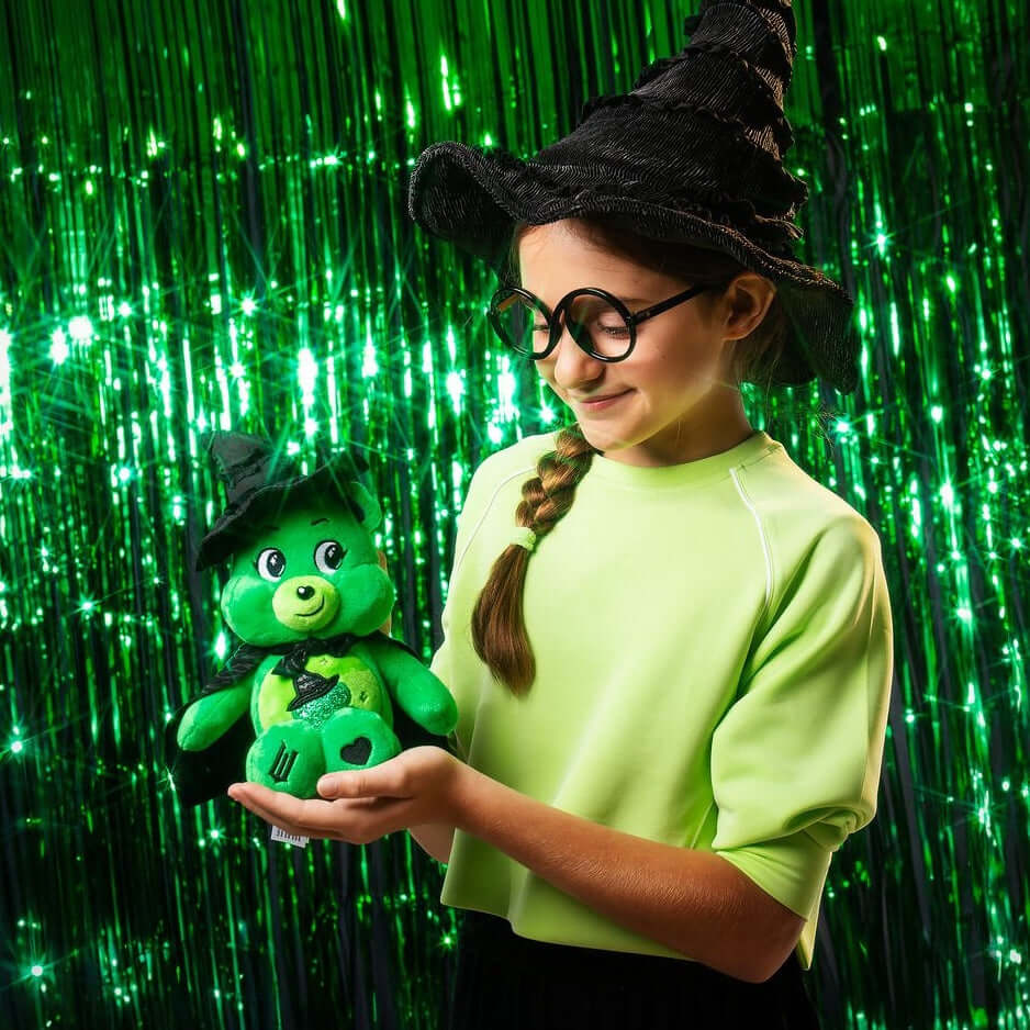 Care Bears x Wicked - Good Luck Bear as Elphaba 22cm Plush
